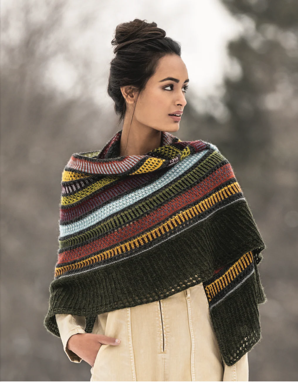 14 Colour Woolstok Light Shawl Kit - Image 2