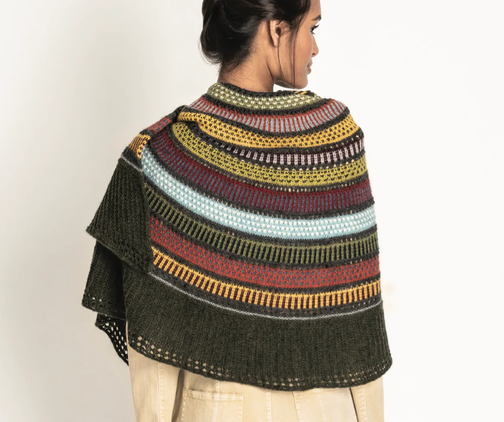 14 Colour Woolstok Light Shawl Kit - Image 3