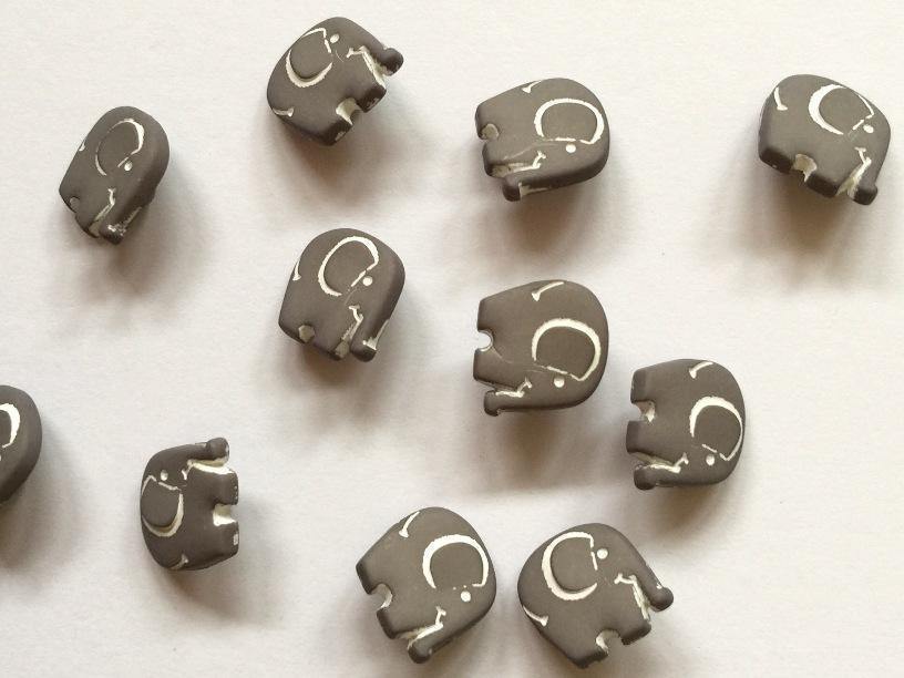 15mm - Grey Elephants