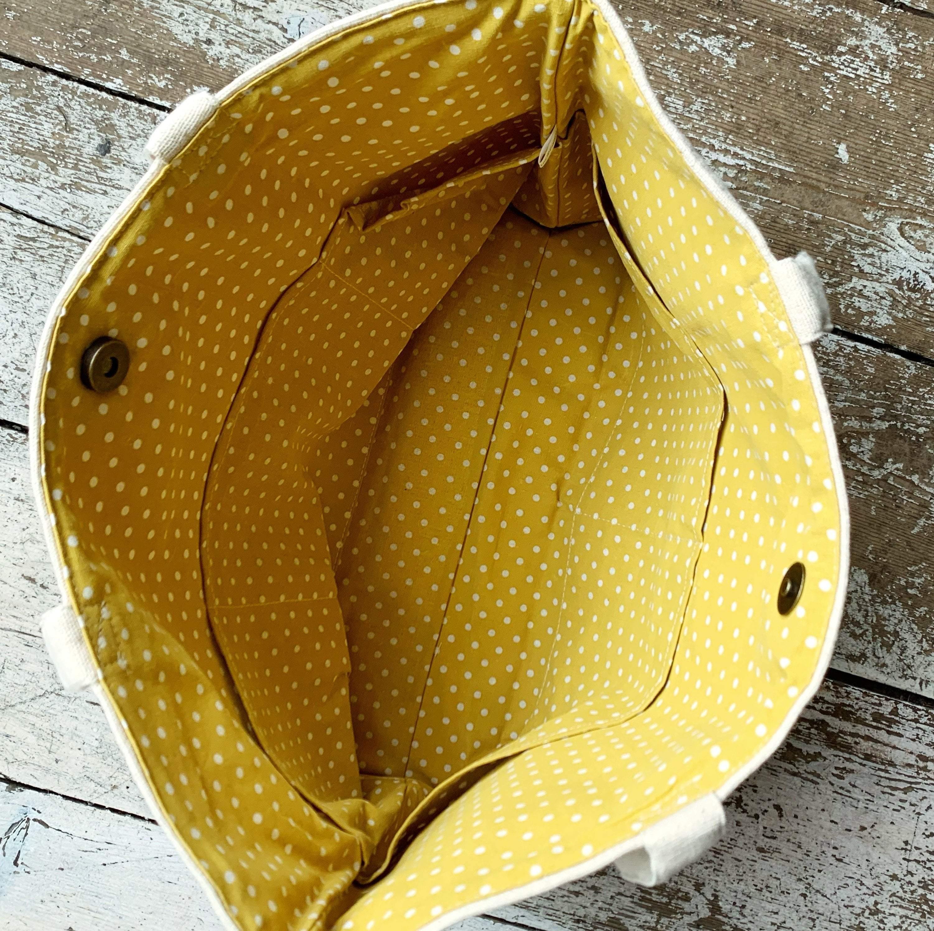 Appliqué Bee Shoulder Tote - Image 3