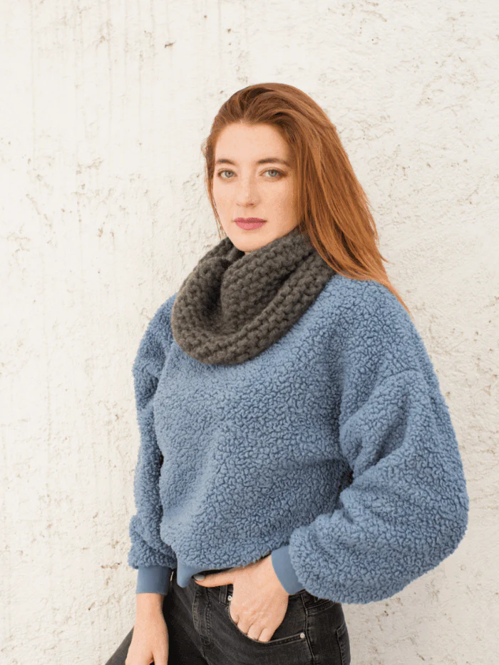 Ashland Warmer Cowl Pattern by Clinton Hill Cashmere - Image 3