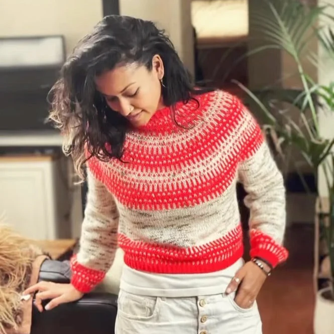 Badger and Bloom Sweater by Anne Ventzel Kit - Artyarns - Image 2