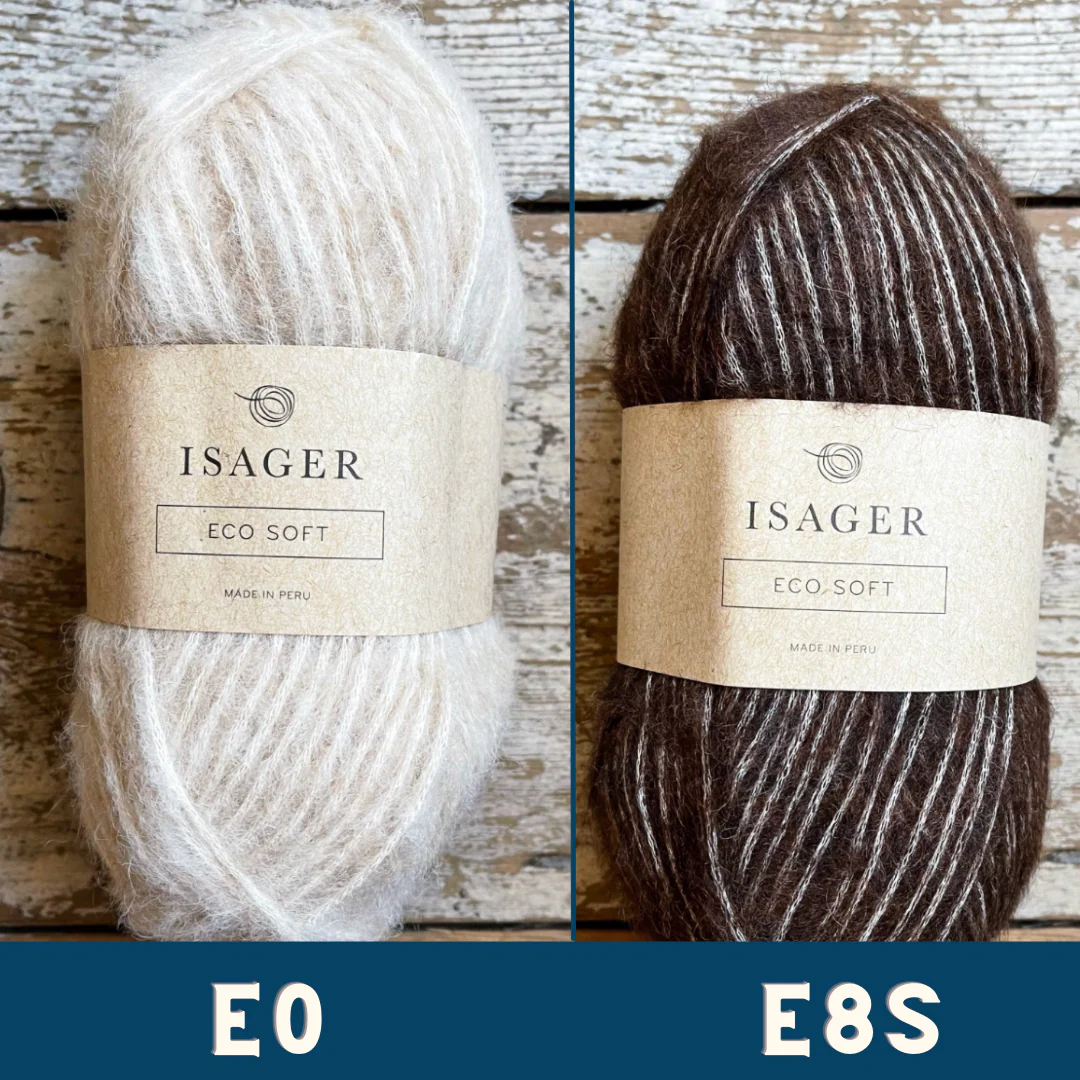 Badger Sweater Kit by Anne Ventzel - Isager Soft (Eco Soft) - Image 3
