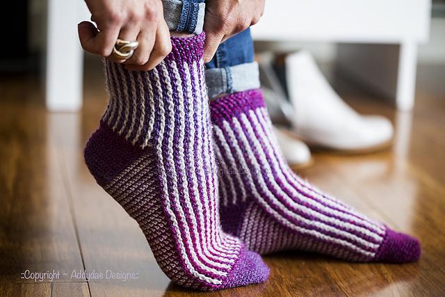 Baseline Socks Crochet Pattern