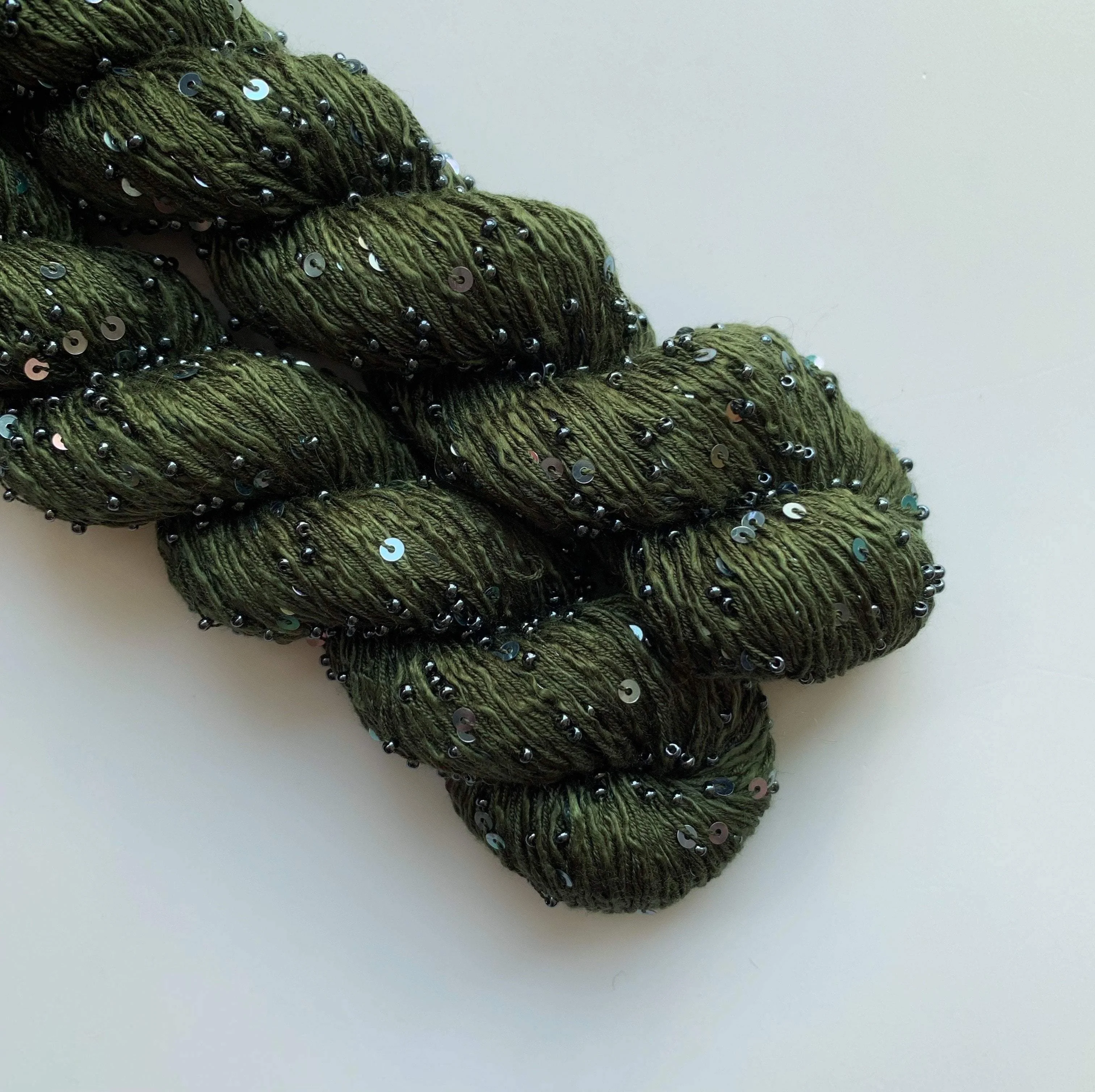 Beaded Silk and Sequins Light - Image 10