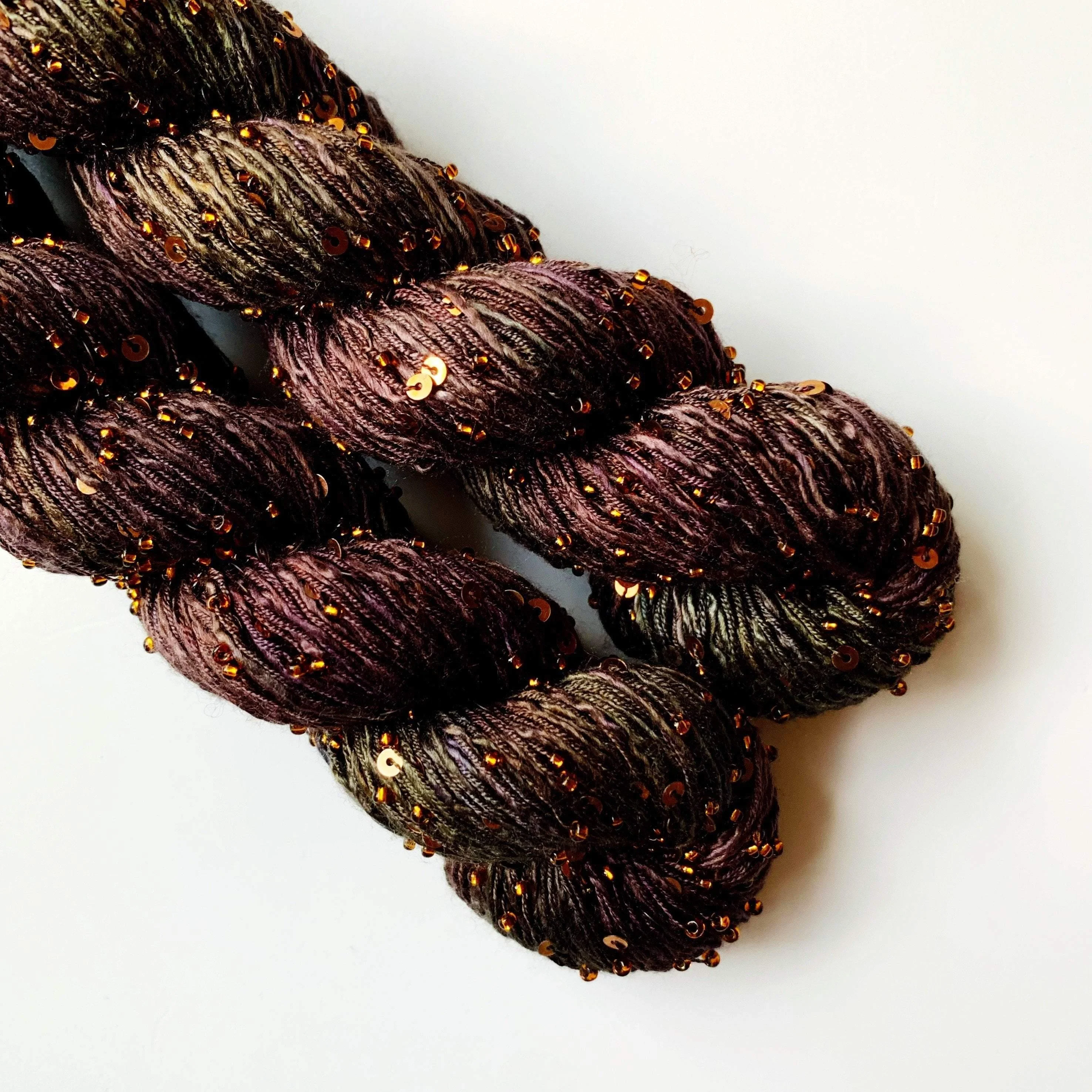 Beaded Silk and Sequins Light - Image 18
