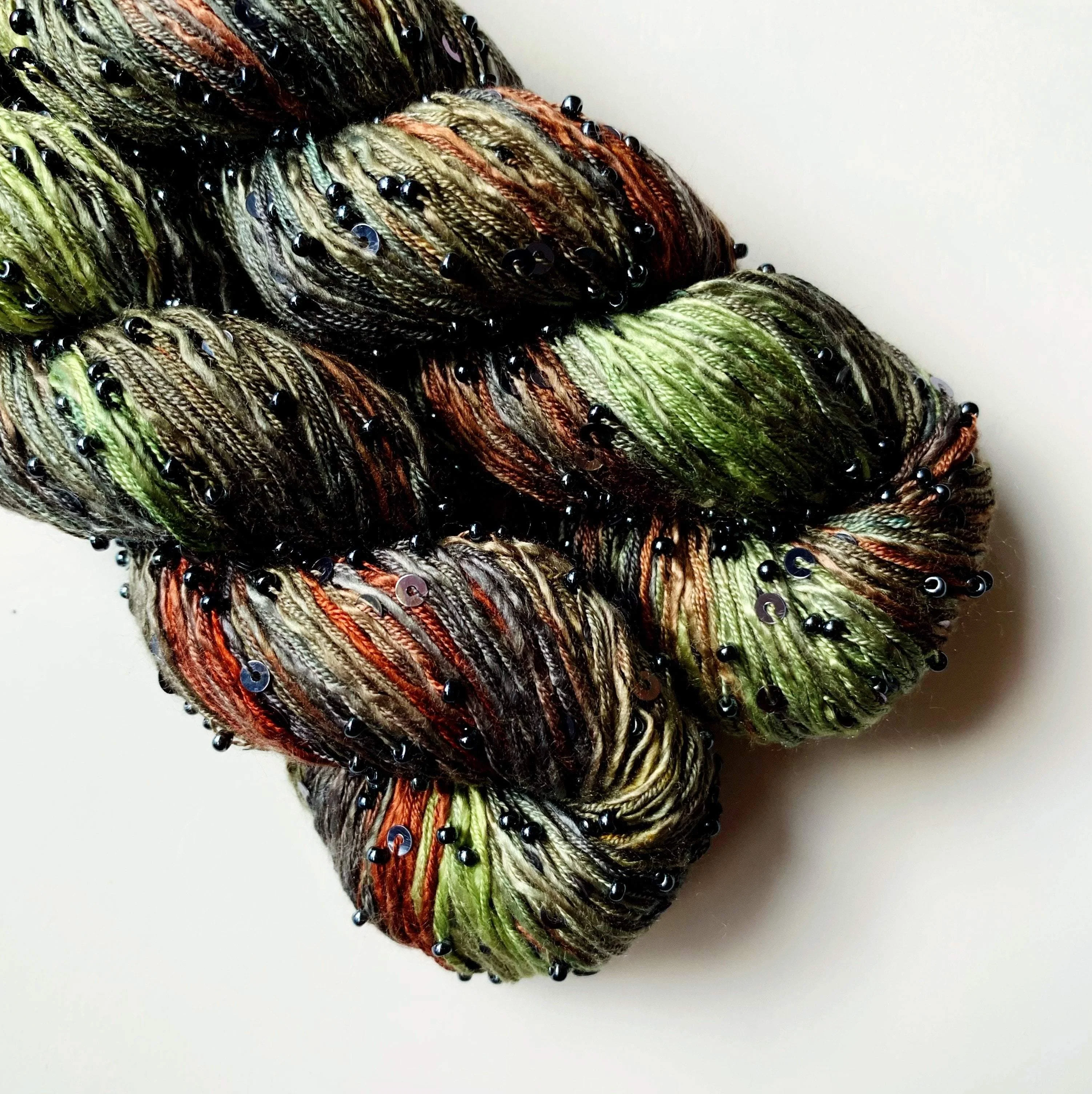 Beaded Silk and Sequins Light - Image 19