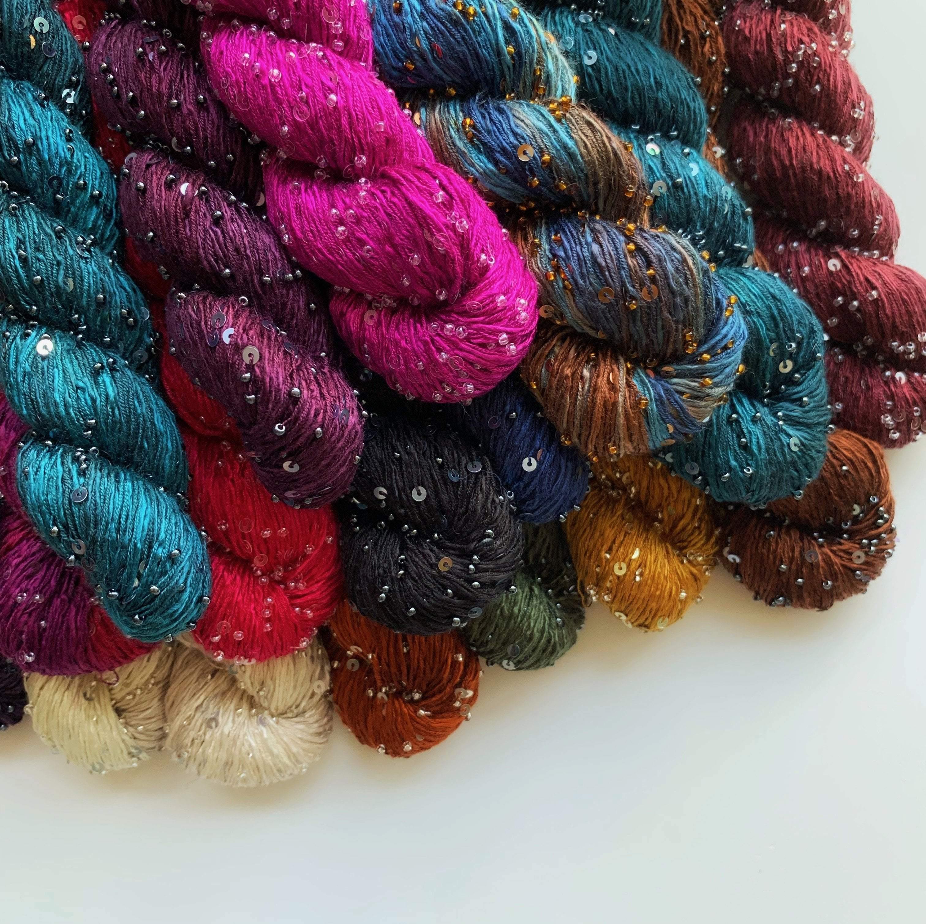 Beaded Silk and Sequins Light - Image 20
