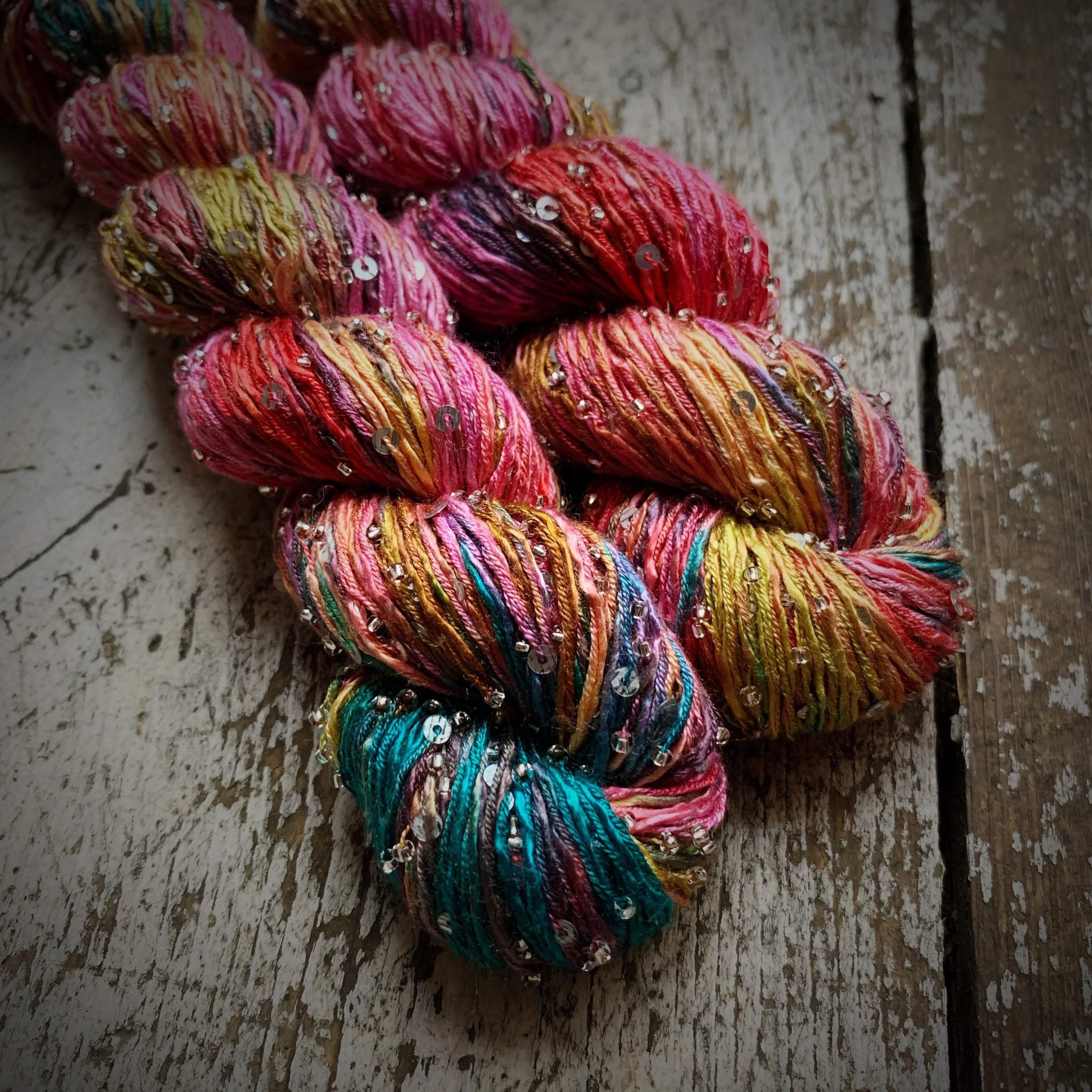 Beaded Silk and Sequins Light - Image 27