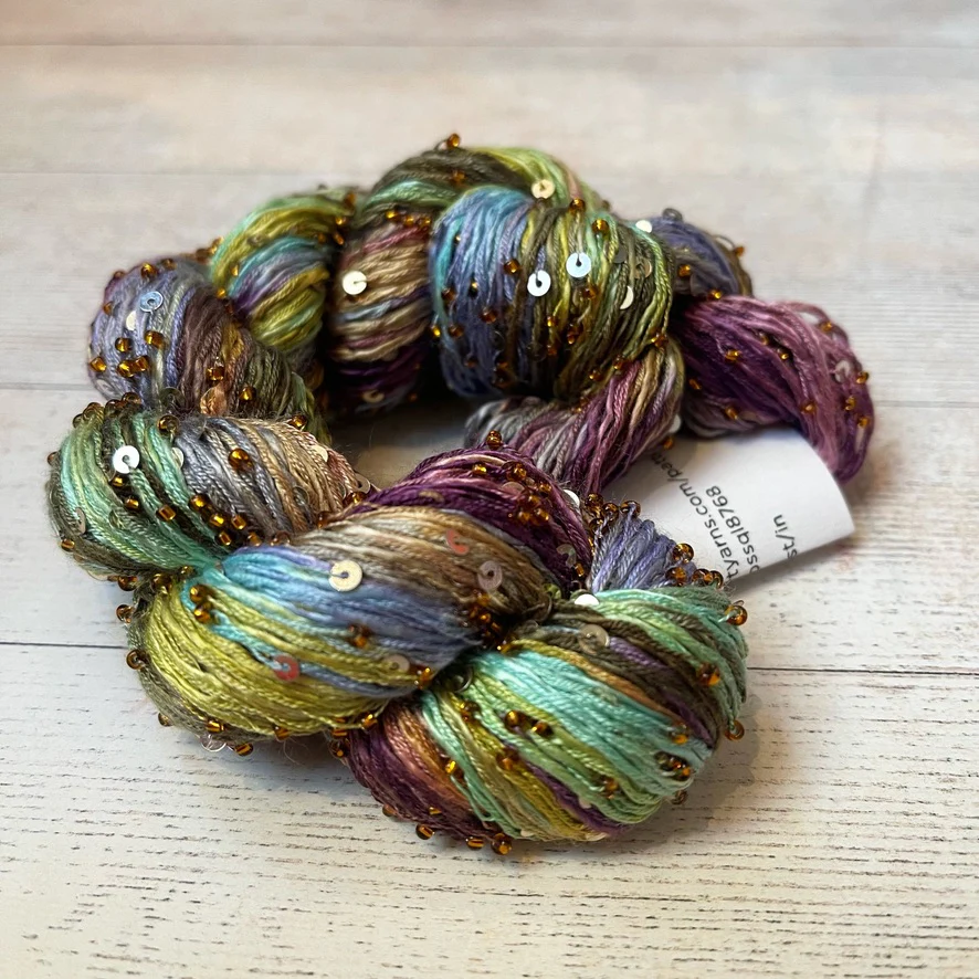 Beaded Silk and Sequins Light - Image 61