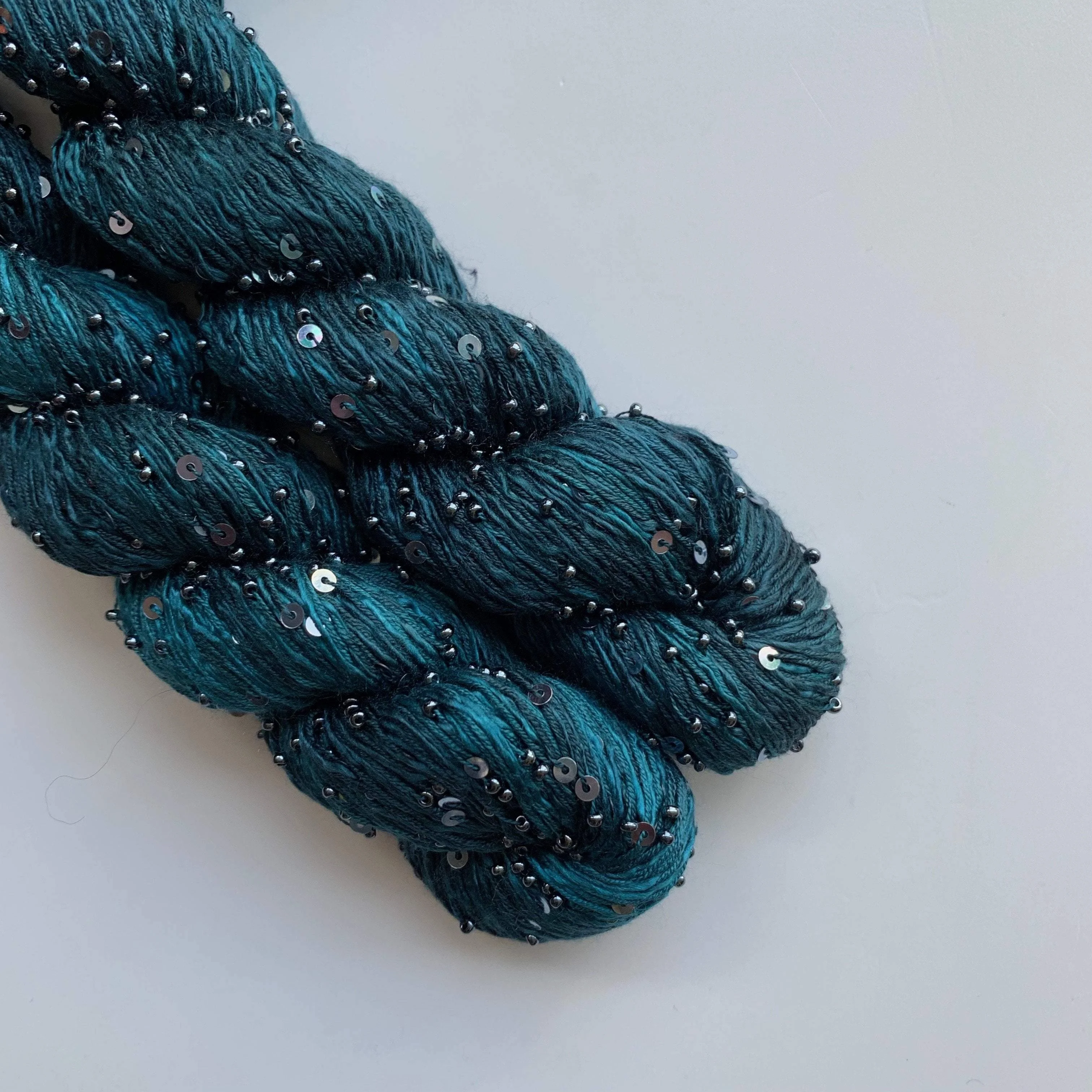 Beaded Silk and Sequins Light - Image 7
