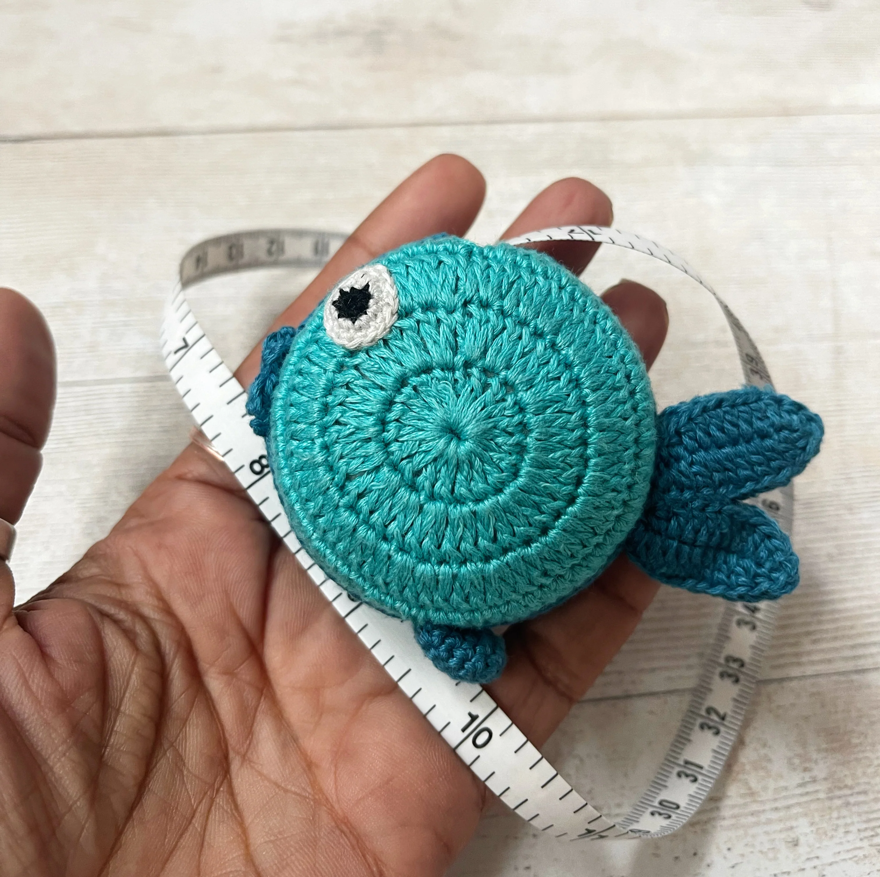 Blue Fish Tape Measure by Lantern Moon - Image 4