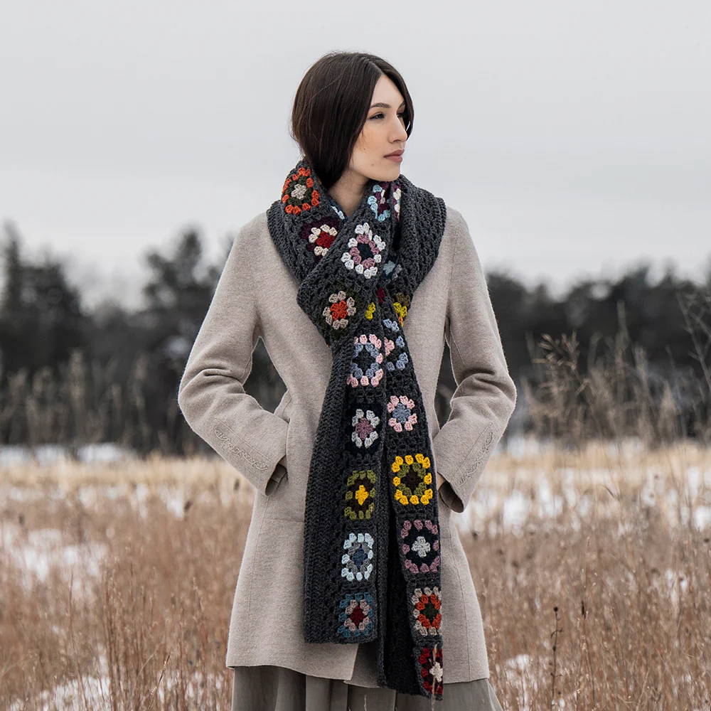 Brooklyn Crochet Wrap Kit in Woolstok