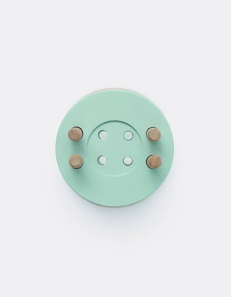 Button Pom Maker 1.5 - 2.0" Pompoms - Mint - Image 2
