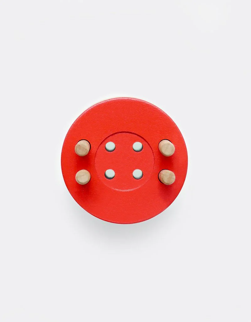 Button Pom Maker 1.5 - 2.0" Pompoms - Poppy - Image 3