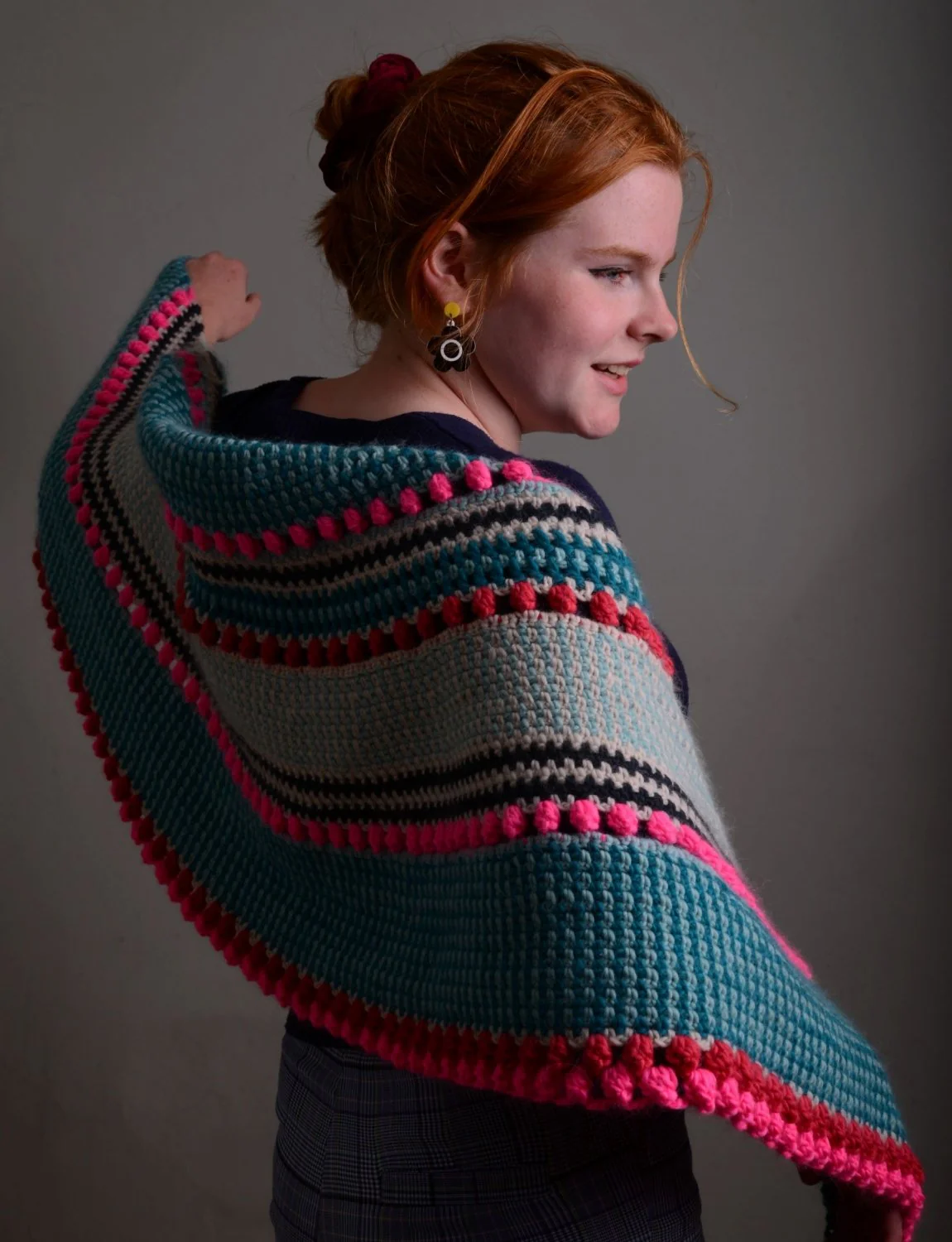 Carnival Shawl Crochet Kit by Mrs Moon - Image 4