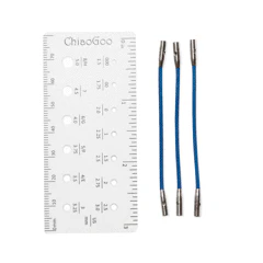 ChiaoGoo TWIST Blue X-Flex Interchangeable Cables - Image 3