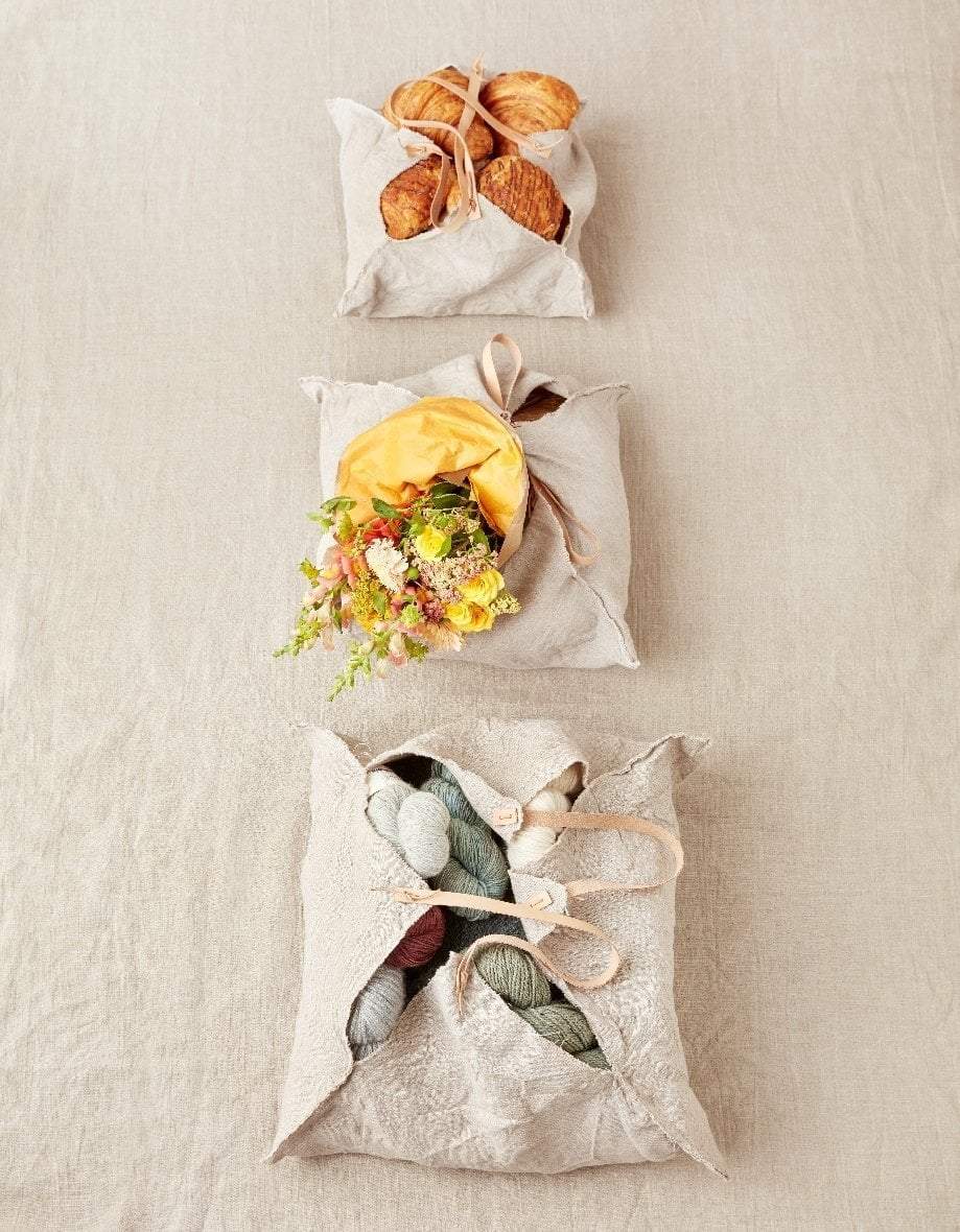 Cocoknits Rustic Linen Four Corner Bag (Large) - Image 3