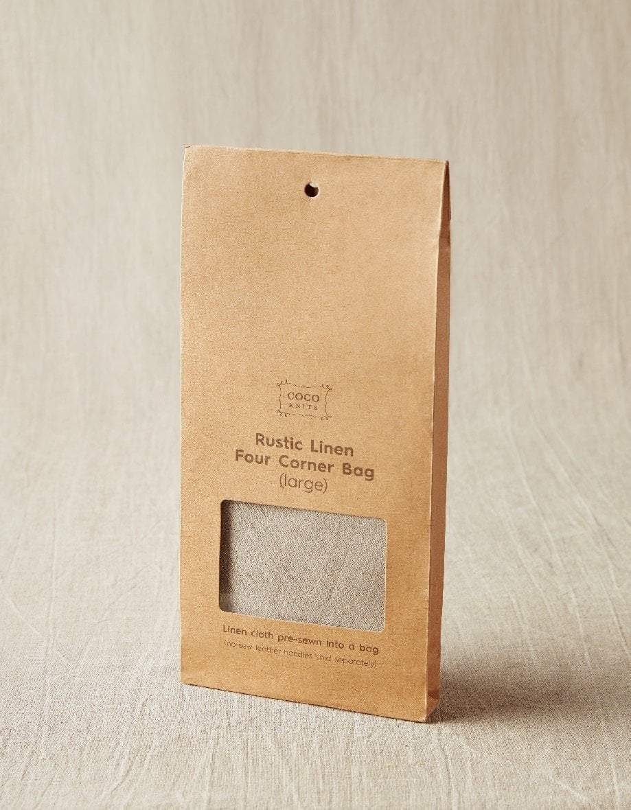 Cocoknits Rustic Linen Four Corner Bag (Large) - Image 5