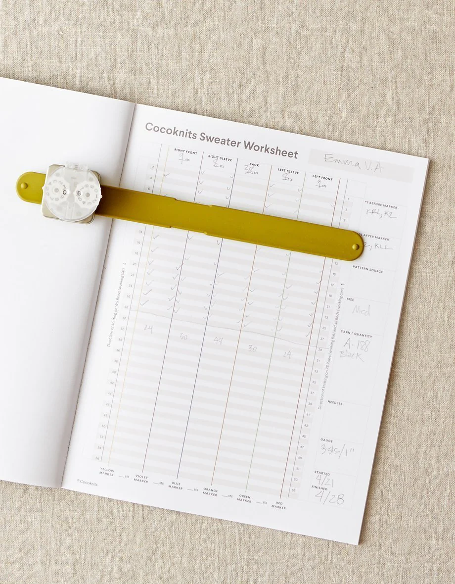 Cocoknits Sweater Worksheet Journal - Image 3