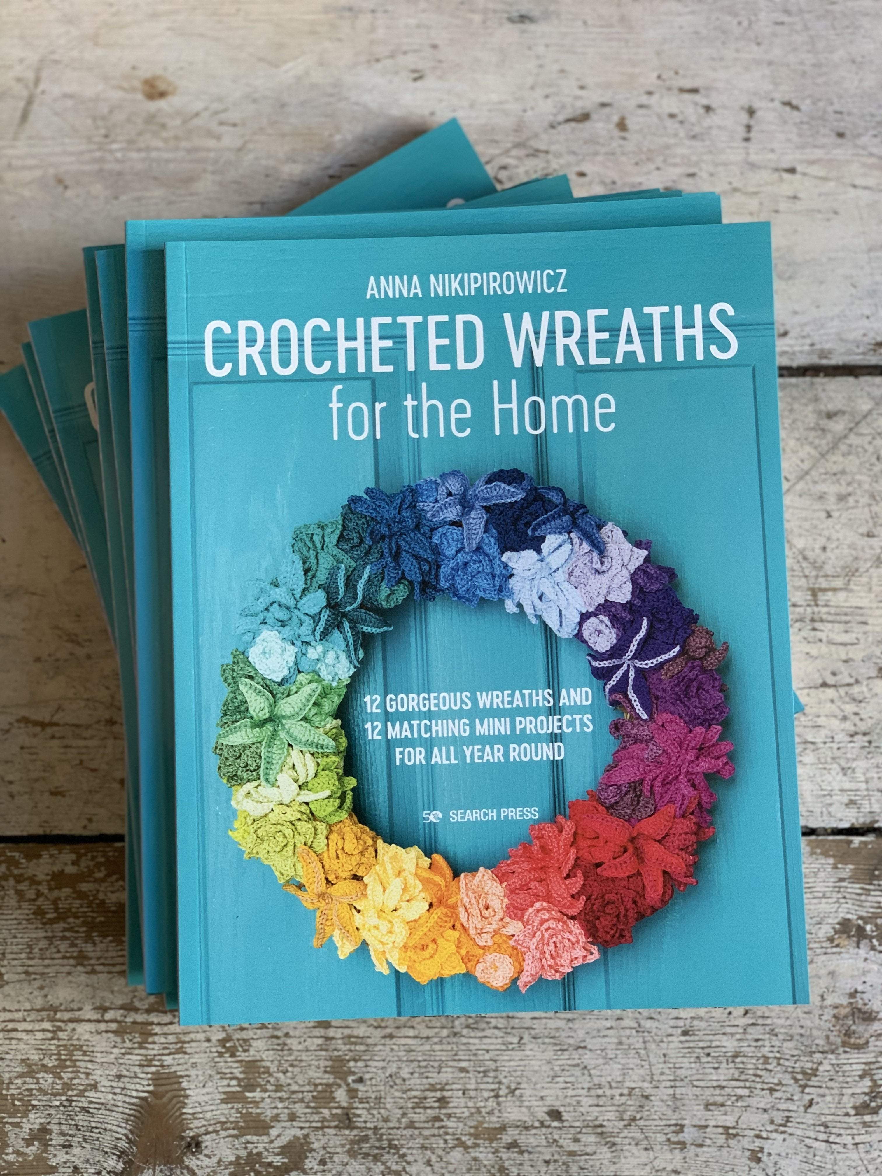 Crocheted Wreaths for the Home by Anna Nikipirowicz