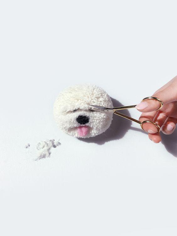 Donut Pom Maker 2.5 - 3.5" Pompoms - Vanilla (doughnut!) - Image 6