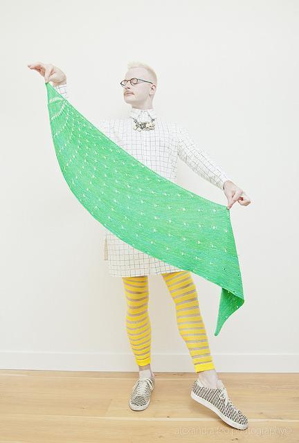 Dotted Rays Shawl Pattern - Image 2