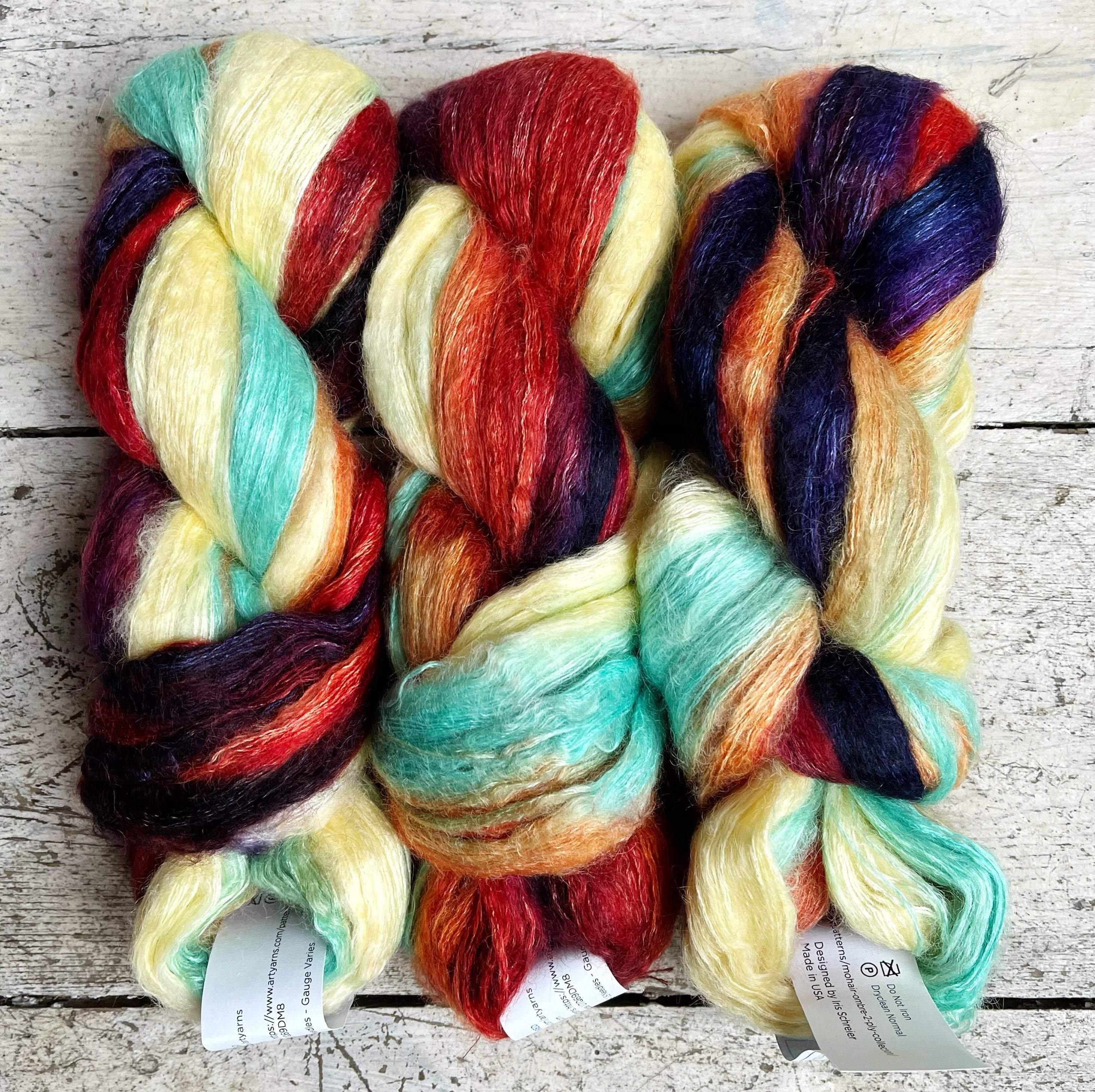 Double Mohair Ombré yarn - Image 10