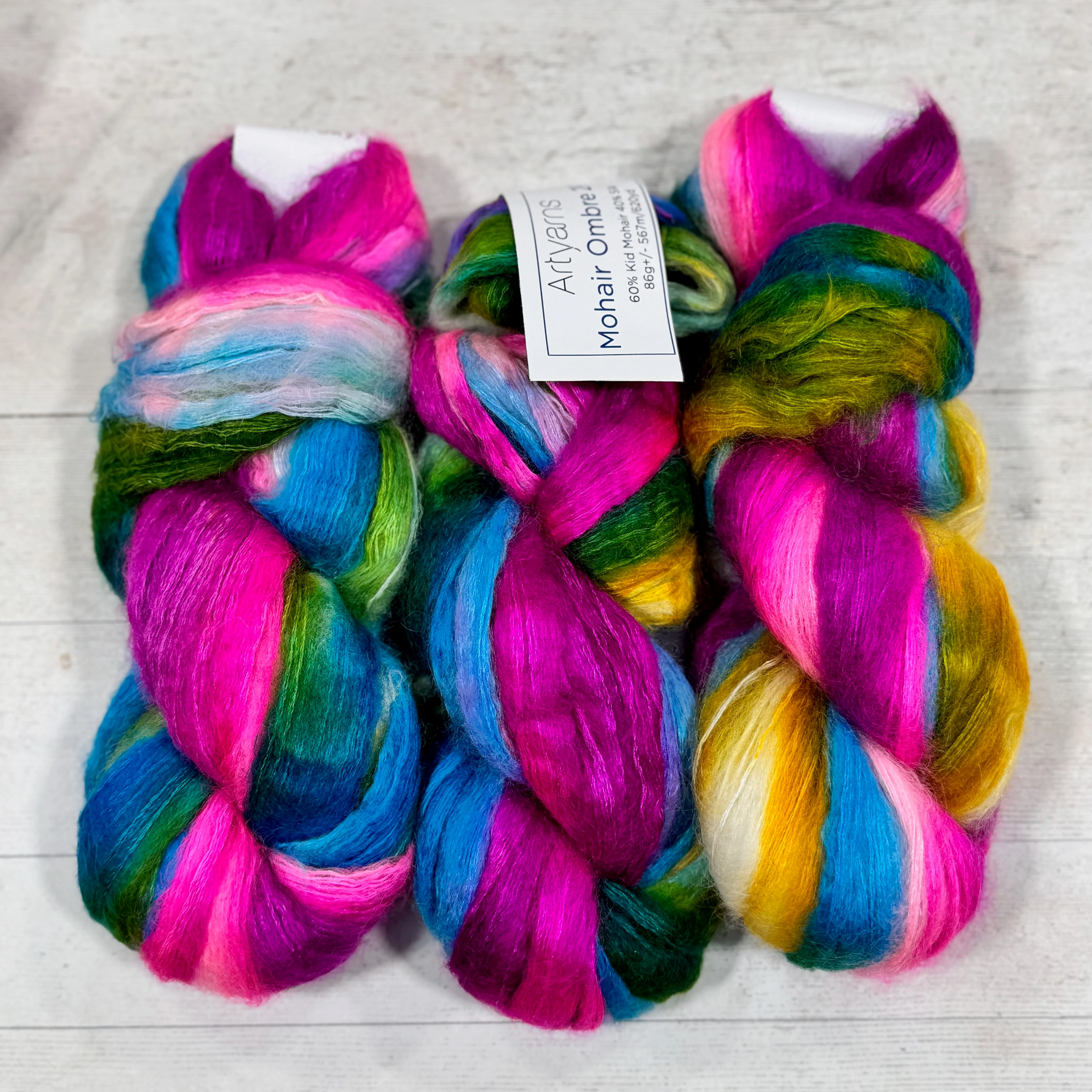 Double Mohair Ombré yarn - Image 30