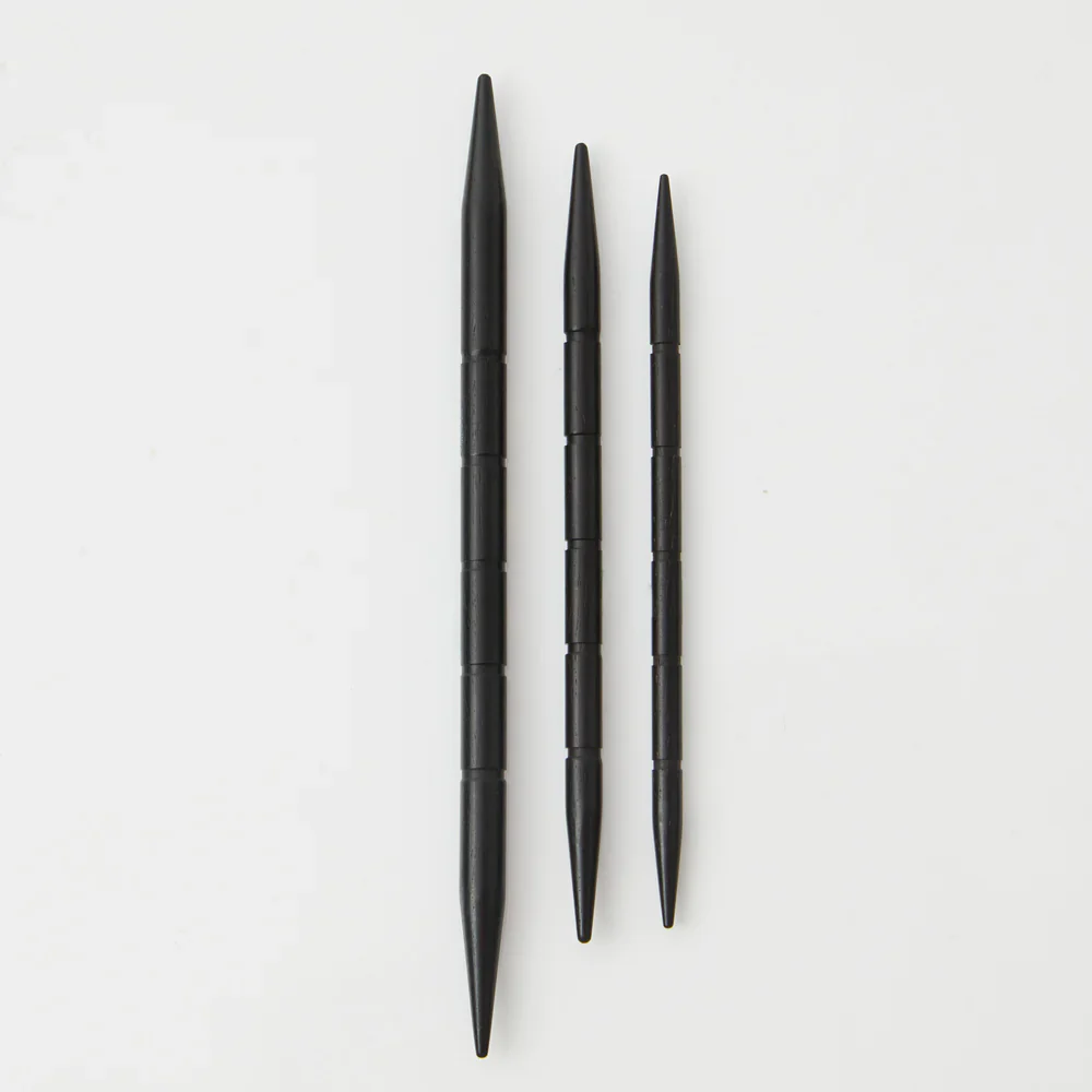 Set of 3 Ebony Cable Needles - Lantern Moon - Image 3