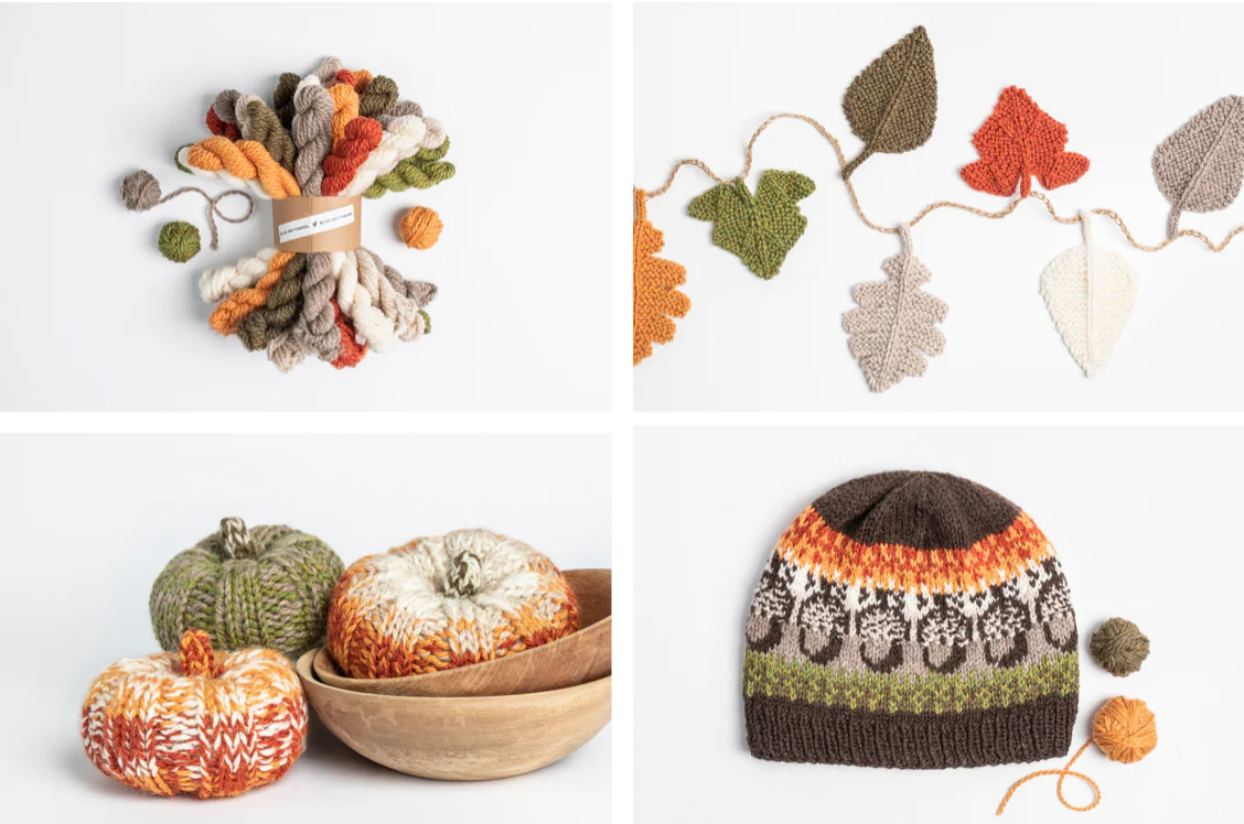 Fall Festival Acorns Kit with Woolstok Mini Skein Bundles - Image 7