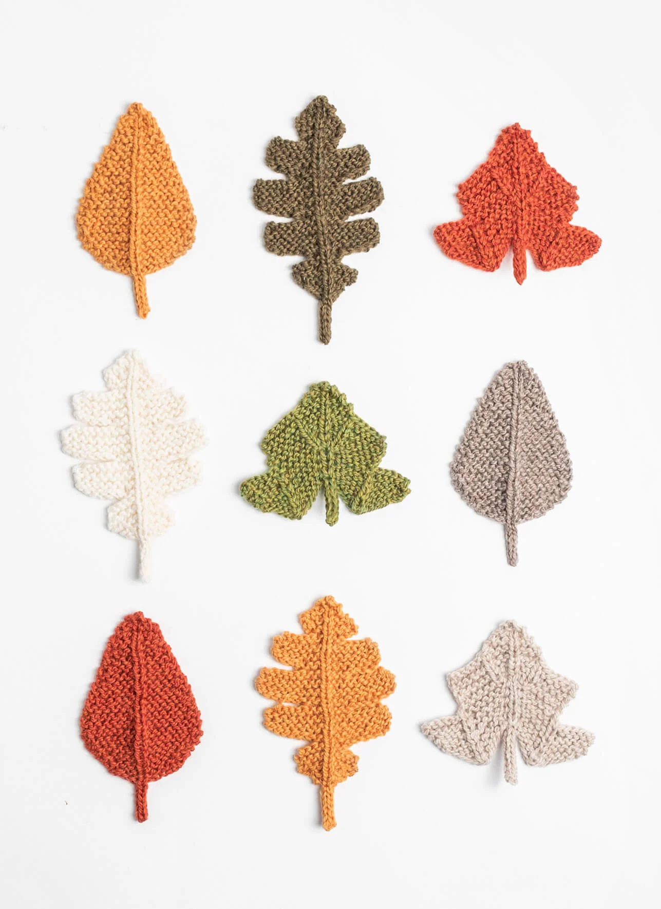 Fall Leaves Kit with Woolstok Mini Skein Bundles