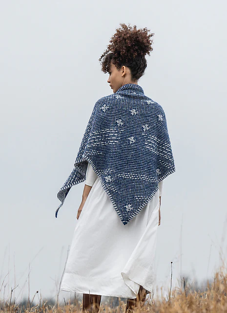 Festive Night Shawl with Prairie - Image 3