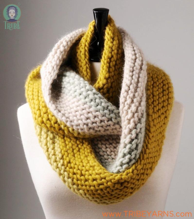 Garter Stitch Cowl Pattern