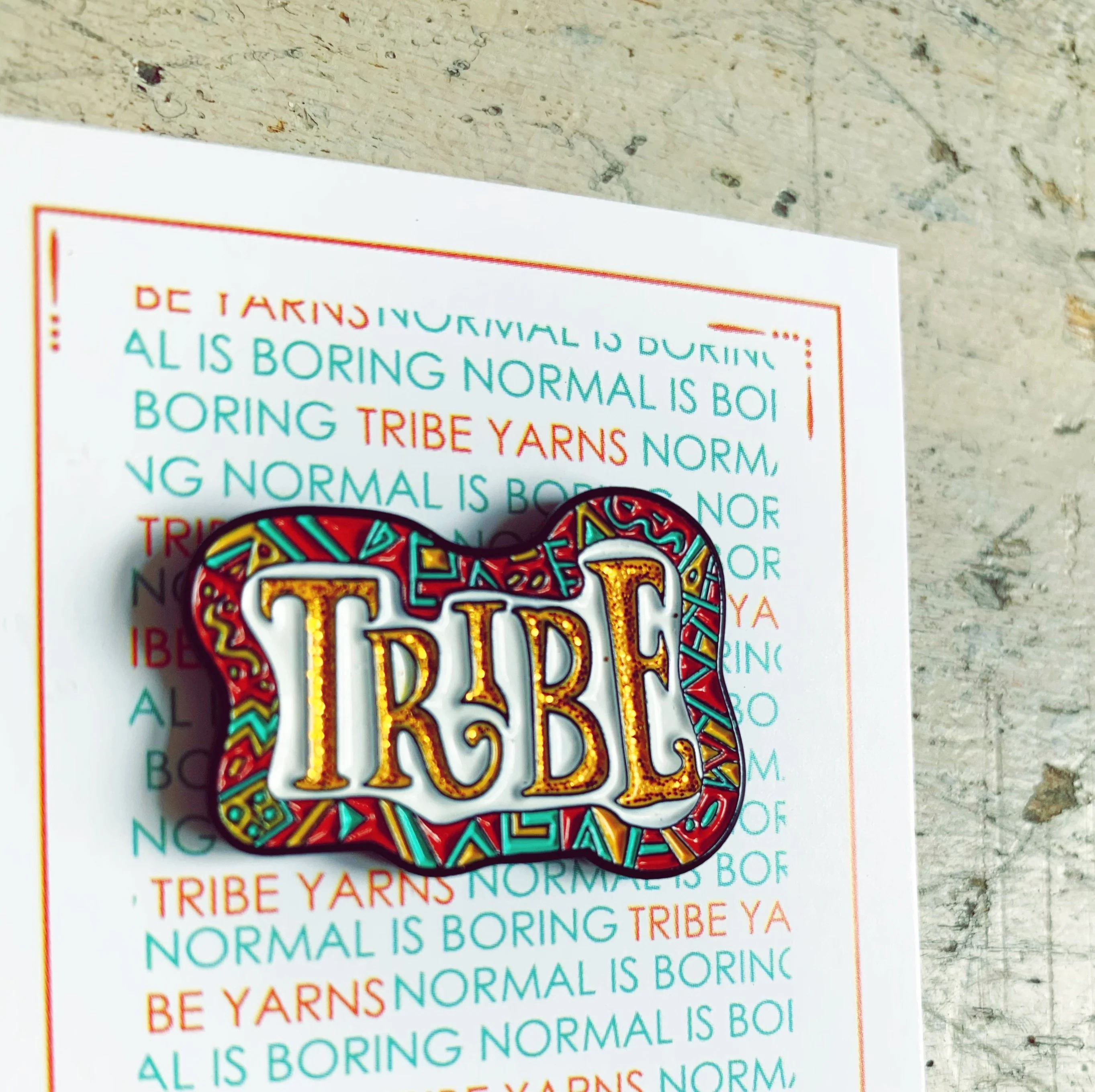 Glitter Tribe Enamel Pin - Image 2
