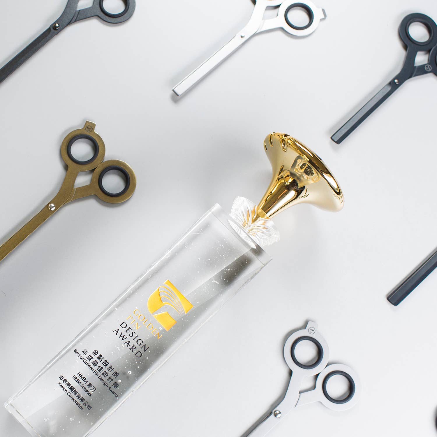 HMM Gold Scissors with Base - Image 3