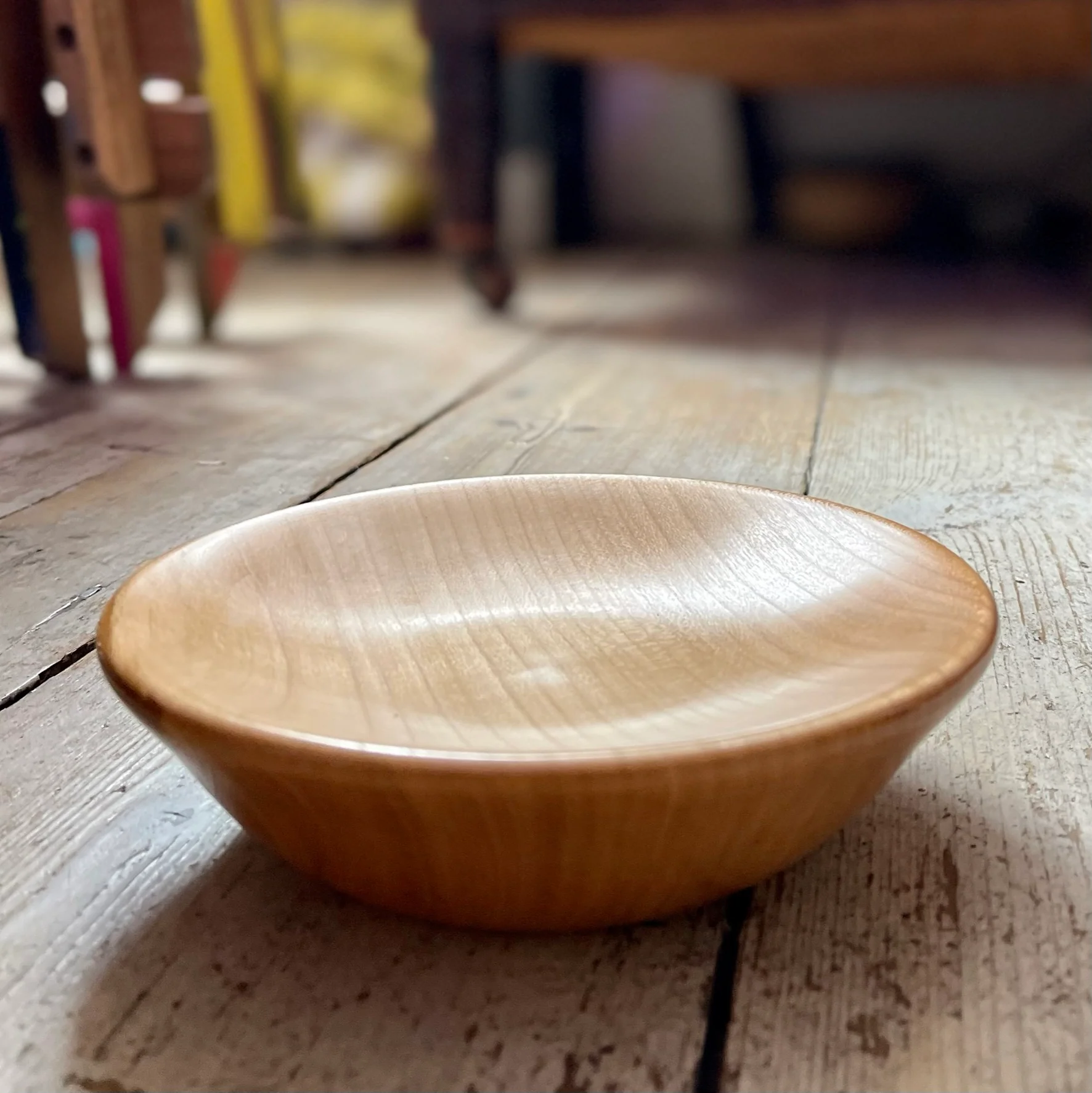 Hand-Turned Wooden Magnetic Bowl - Cherry - Image 2
