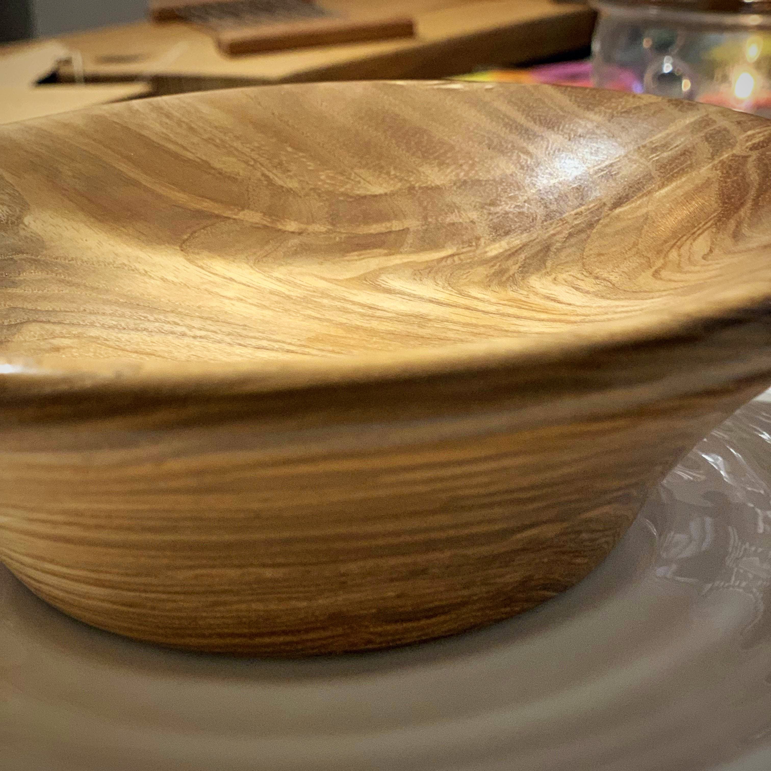 Hand-Turned Wooden Magnetic Bowl - Ash - Image 2