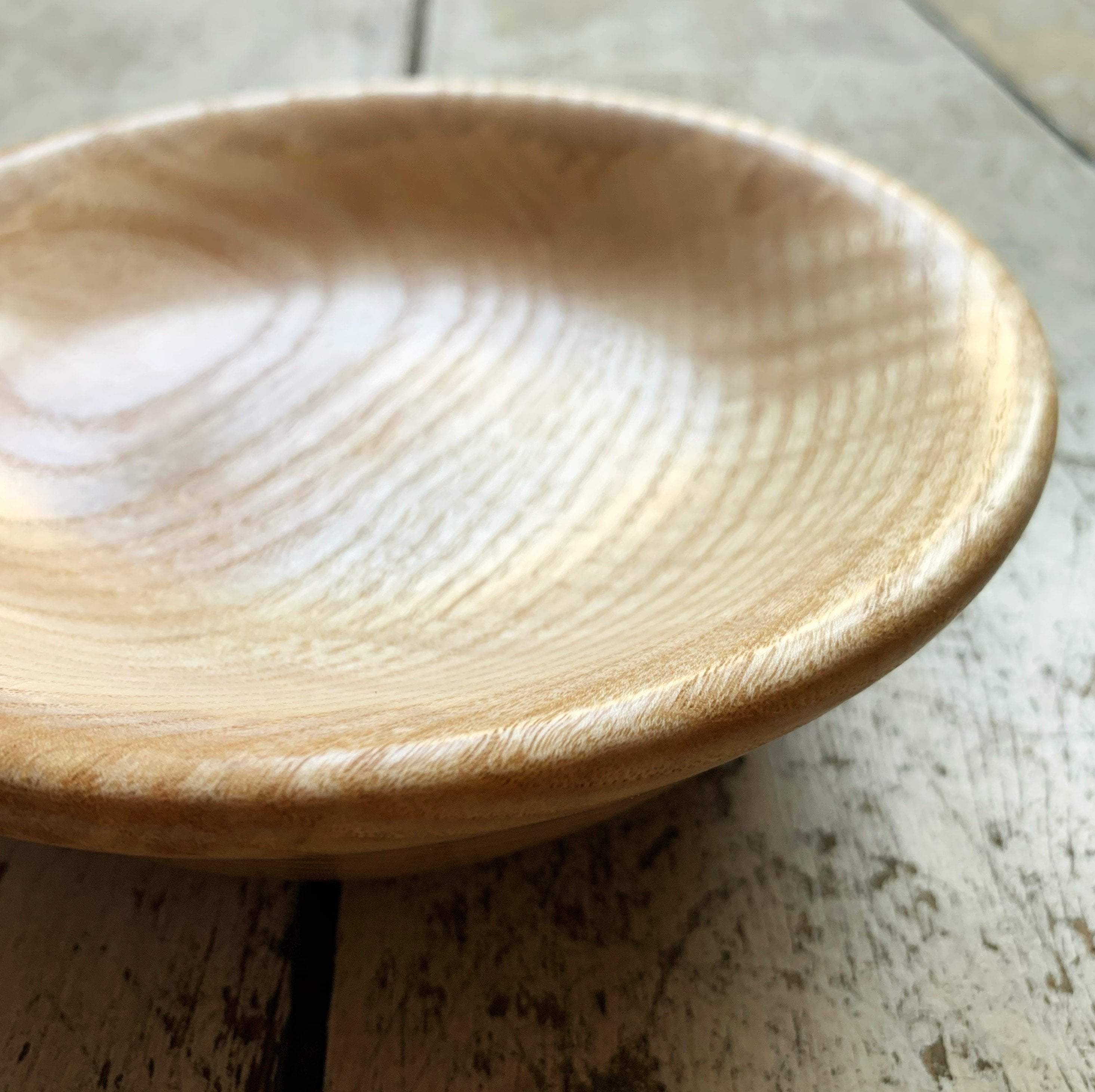 Hand-Turned Wooden Magnetic Bowl - Ash - Image 5