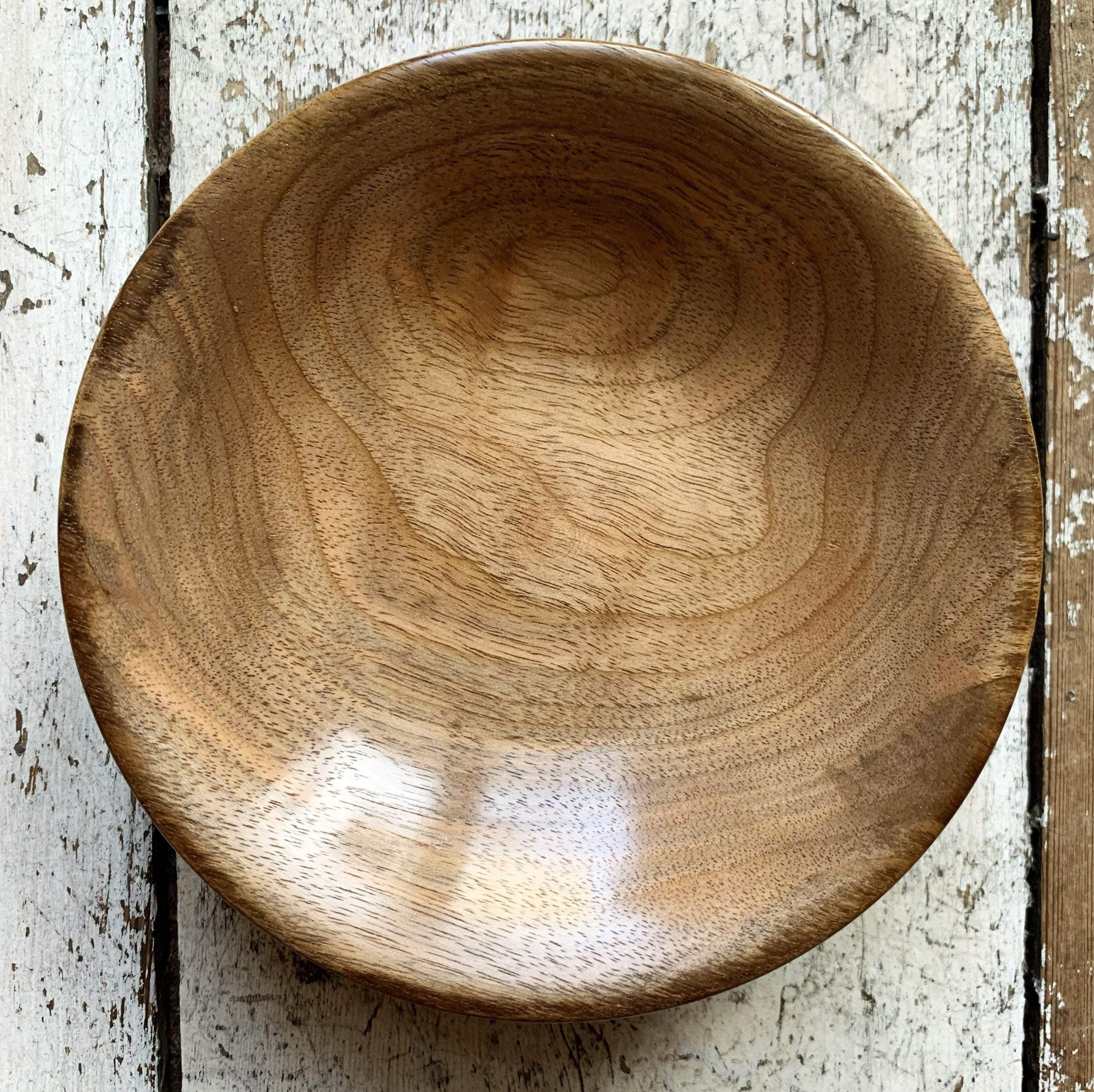 Hand-Turned Wooden Magnetic Bowl - Walnut