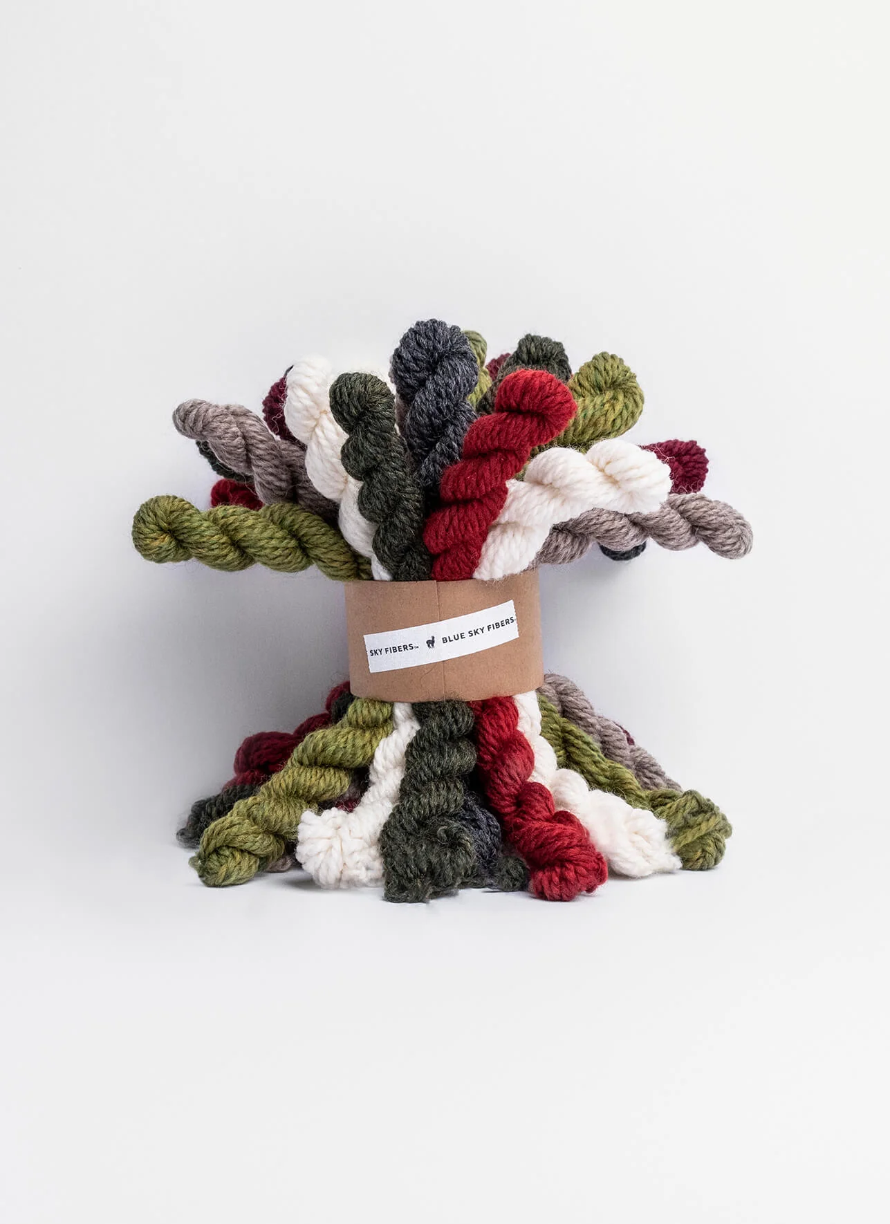 Holiday Cheer Mini Sweater Kit with Woolstok Mini Skein Bundles - Image 3