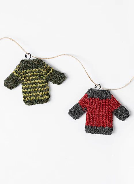 Holiday Cheer Mini Sweater Kit with Woolstok Mini Skein Bundles - Image 8