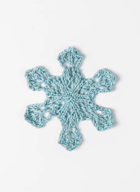 Holiday Frost Snowflakes Kit with Woolstok Mini Skein Bundles - Image 3