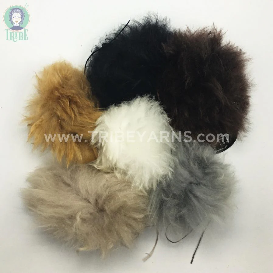 Interchangeable Ethical Alpaca Fur Pom Pom - Image 5