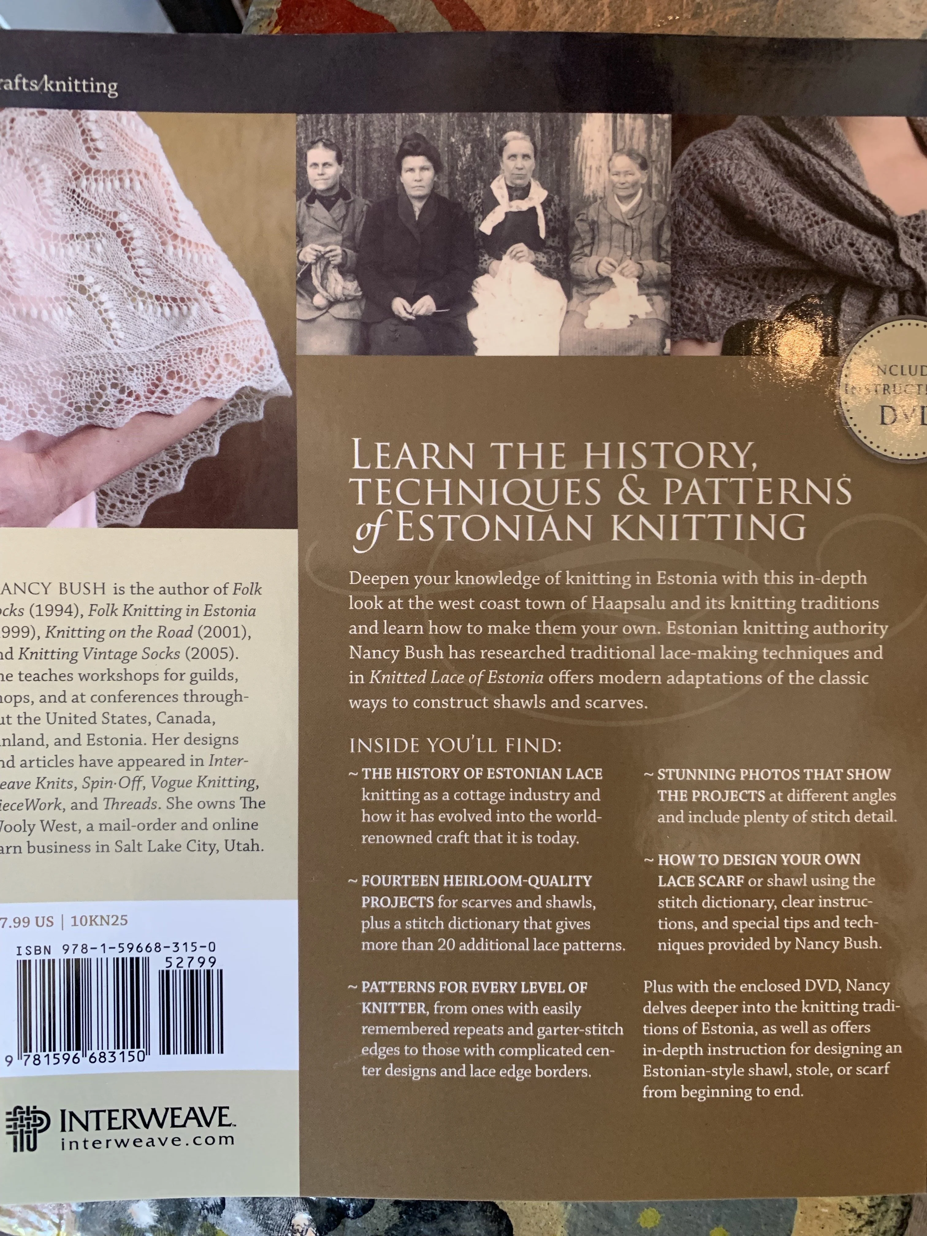 Knitted Lace of Estonia Book with DVD by Nancy Bush - Image 5