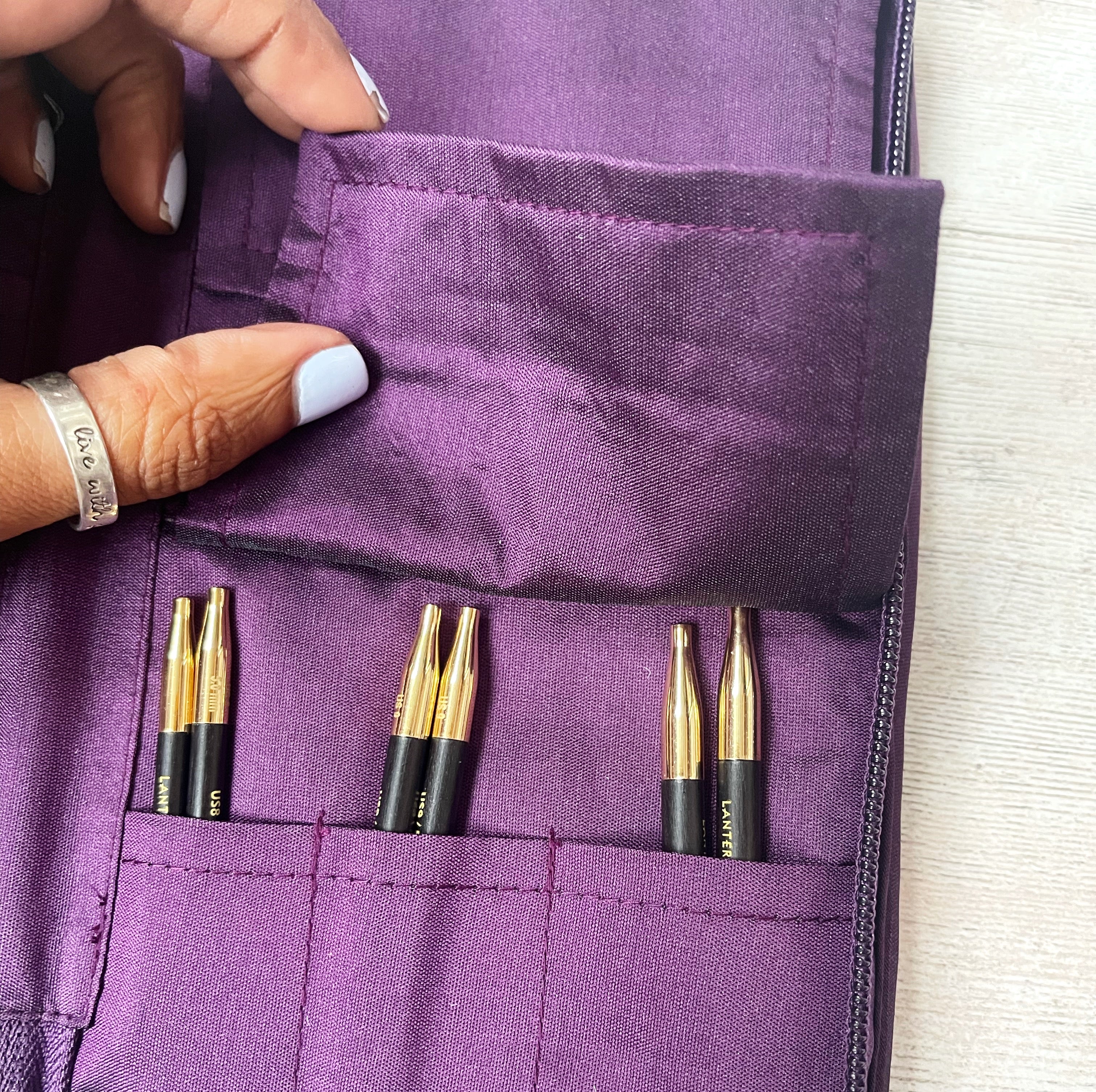 Lantern Moon 4" Interchangeable Knitting Needle Sets - Image 15