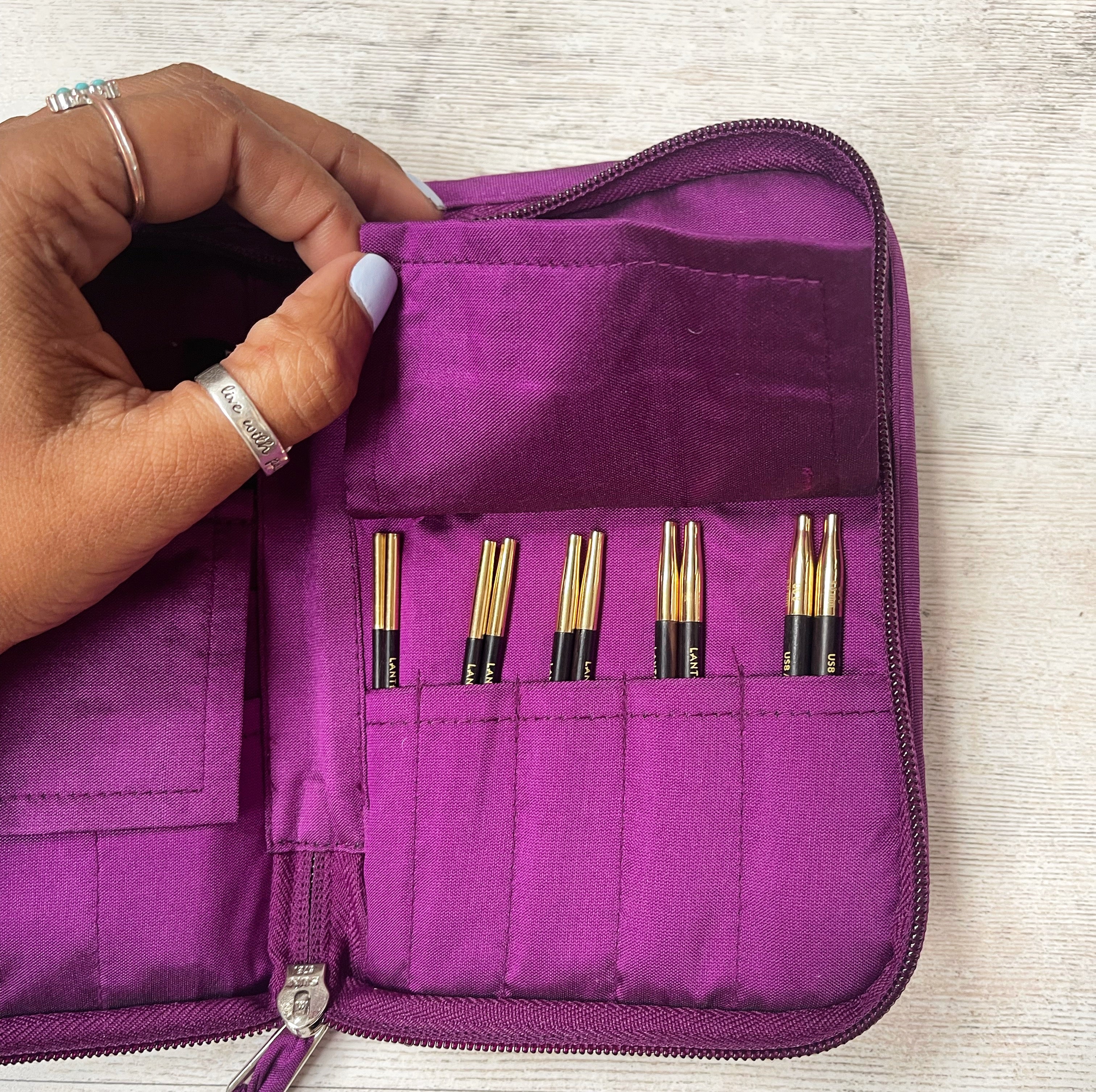 Lantern Moon 4" Interchangeable Knitting Needle Sets - Image 17