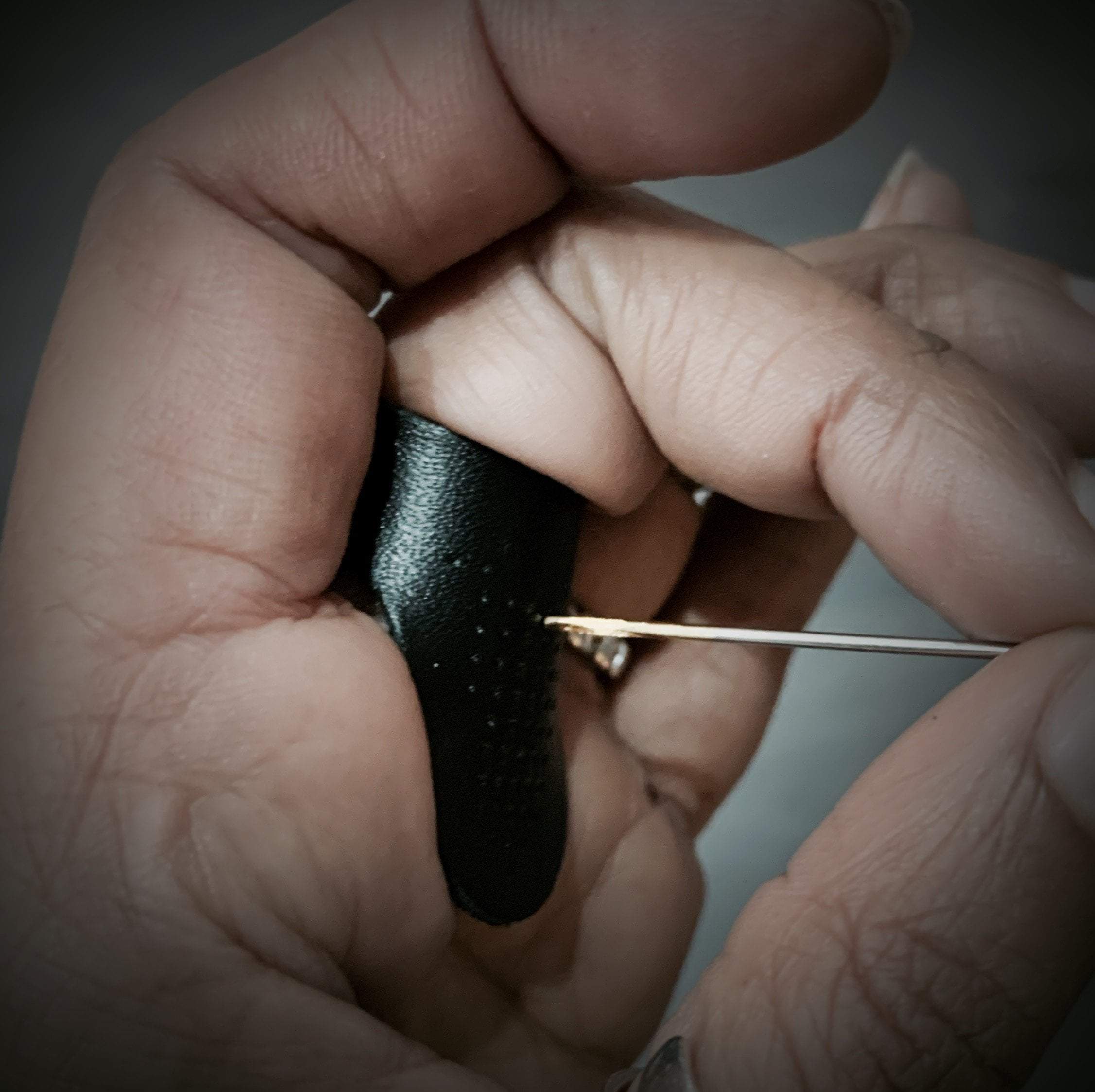 Leather Sashiko Thimble - Image 4