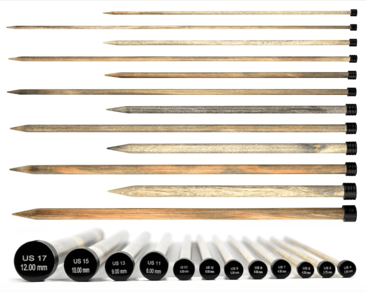 LYKKE Driftwood 10" Straight Needles - Image 5