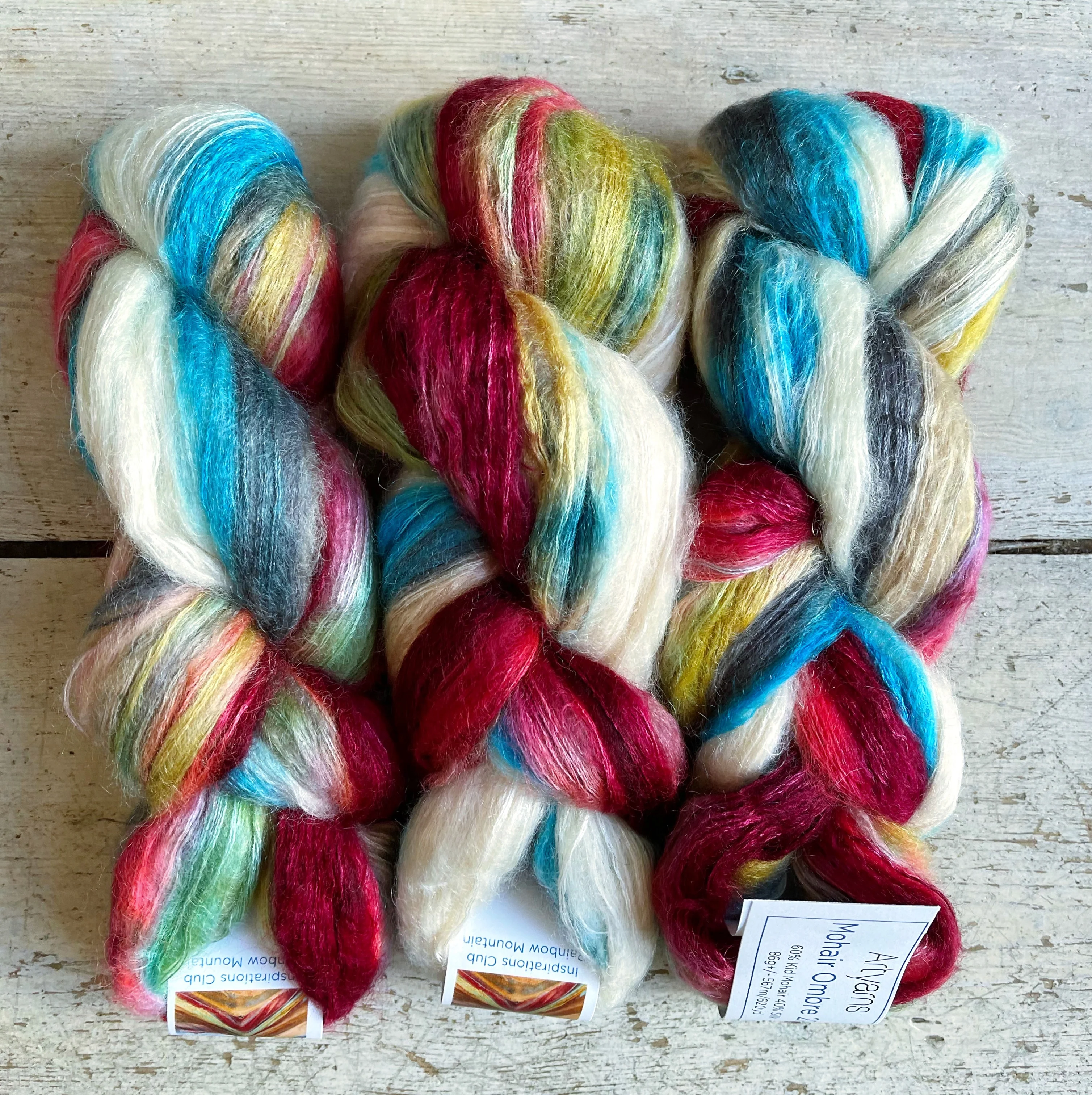 Double Mohair Ombré yarn - Image 21
